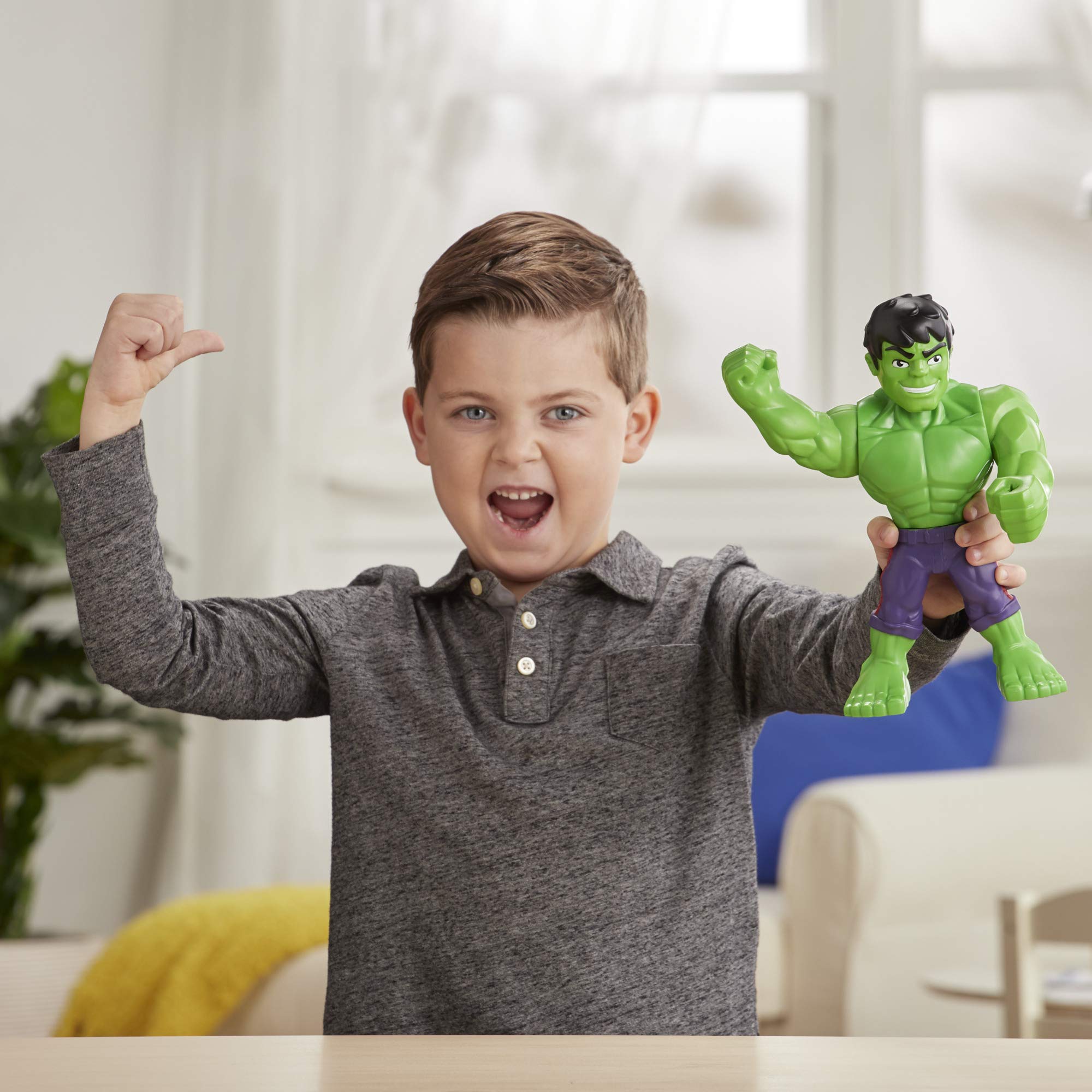 Foto 7 pulgar | Figura De Acción Marvel Super Hero Adventures Hulk 10'' Kids 3+ - Venta Internacional.