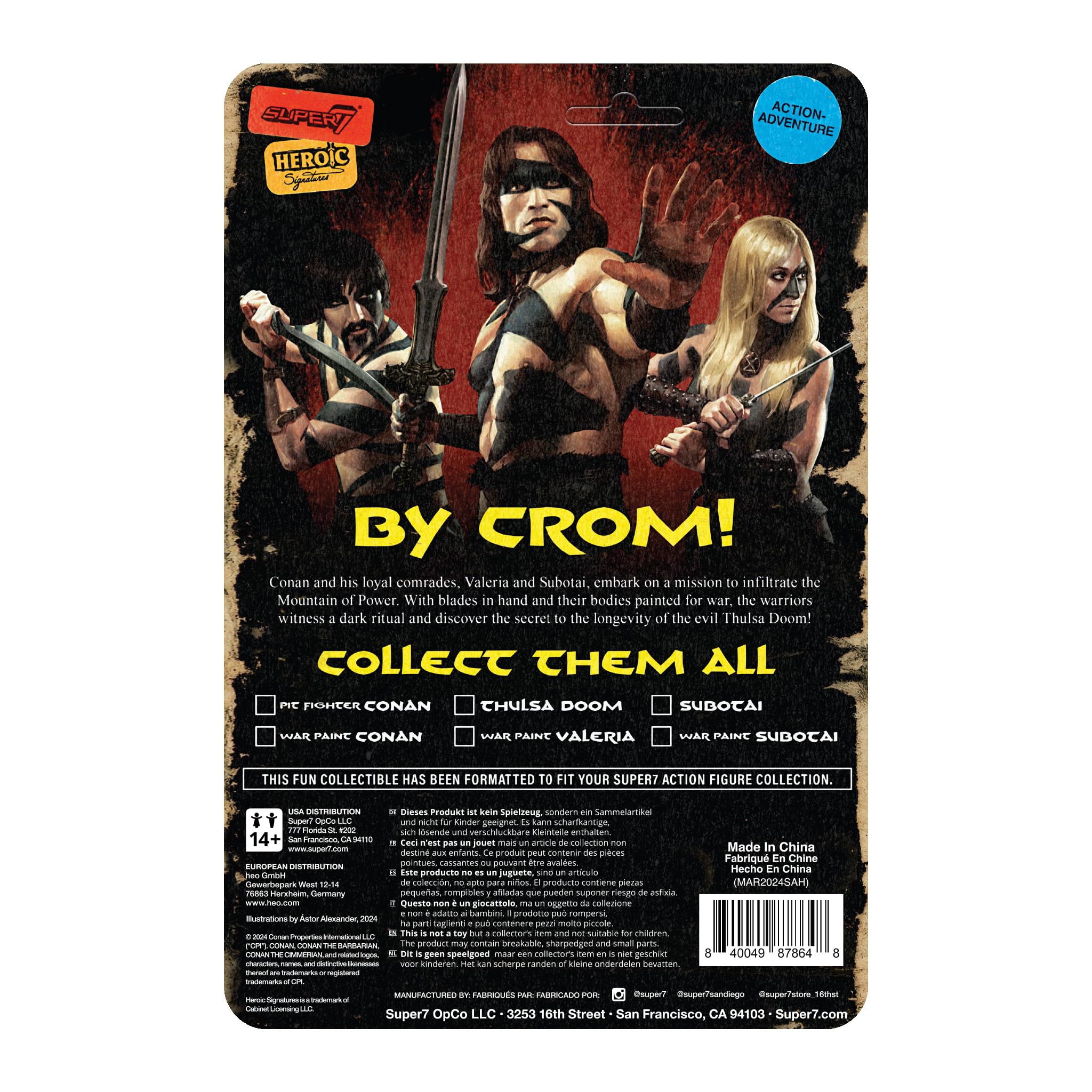 Foto 4 pulgar | Figura De Acción Super7 Conan The Barbarian War Paint Valeria - Venta Internacional.