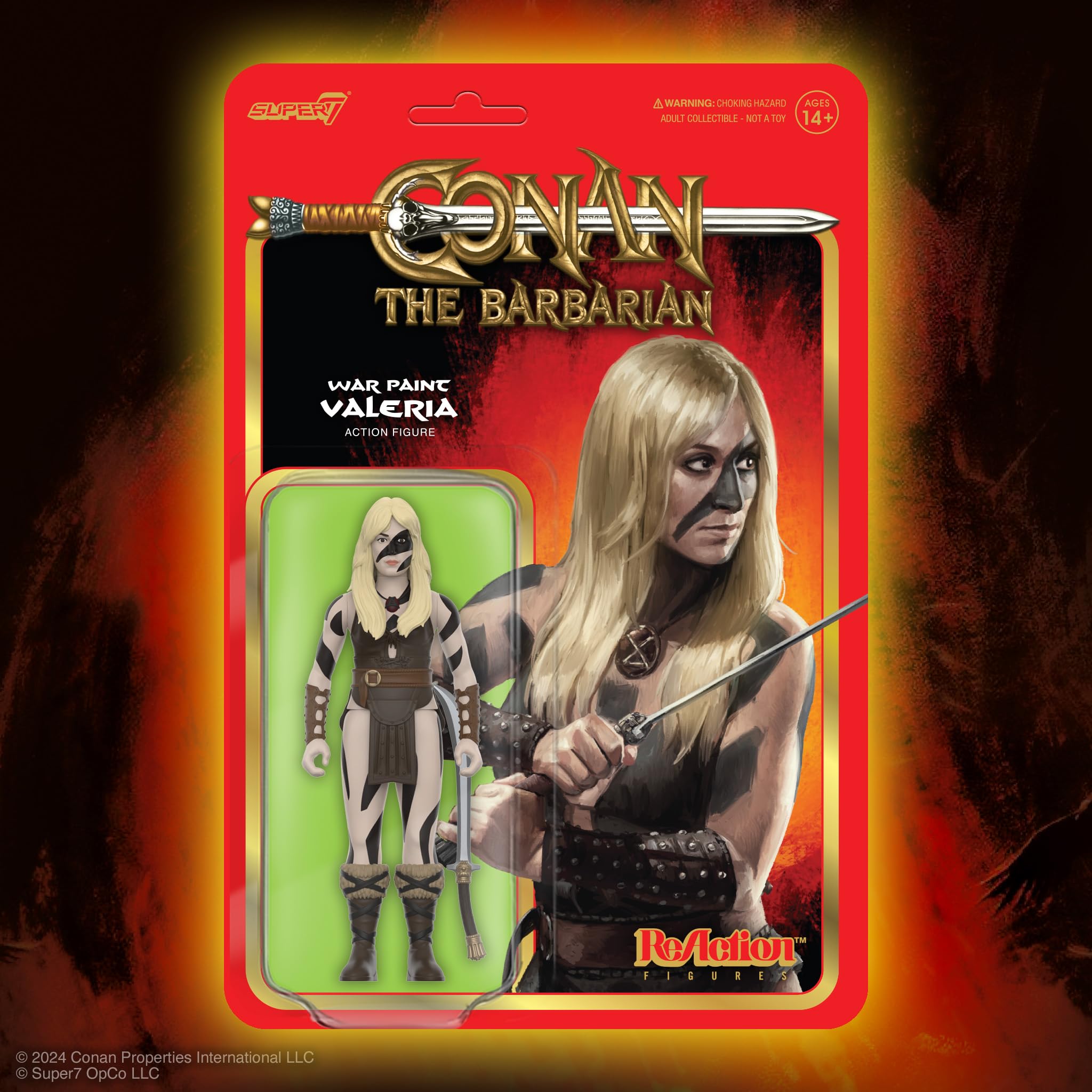 Foto 6 pulgar | Figura De Acción Super7 Conan The Barbarian War Paint Valeria - Venta Internacional.
