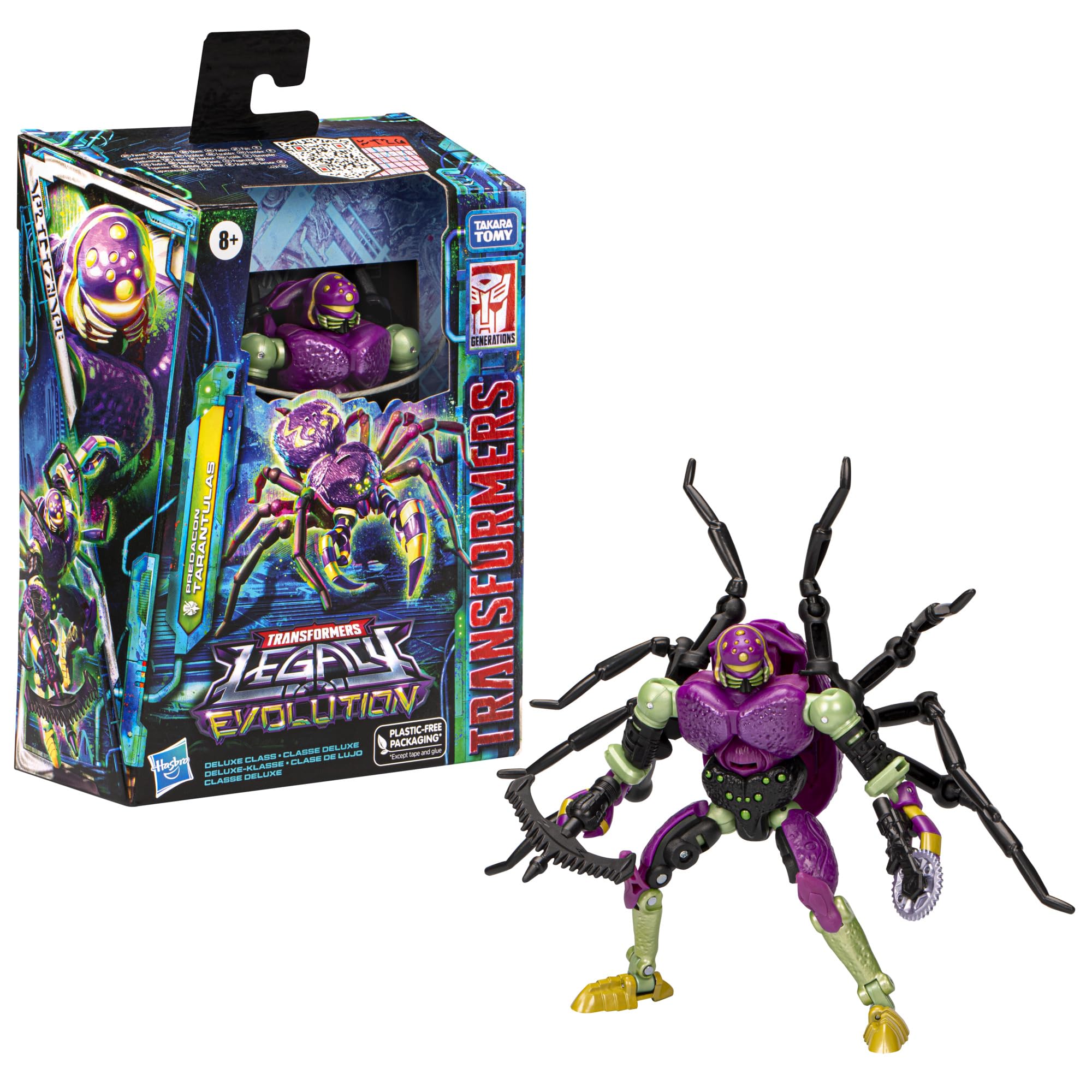 Foto 4 pulgar | Figura De Acción Transformers Legacy Evolution Deluxe Tarántulas - Venta Internacional.