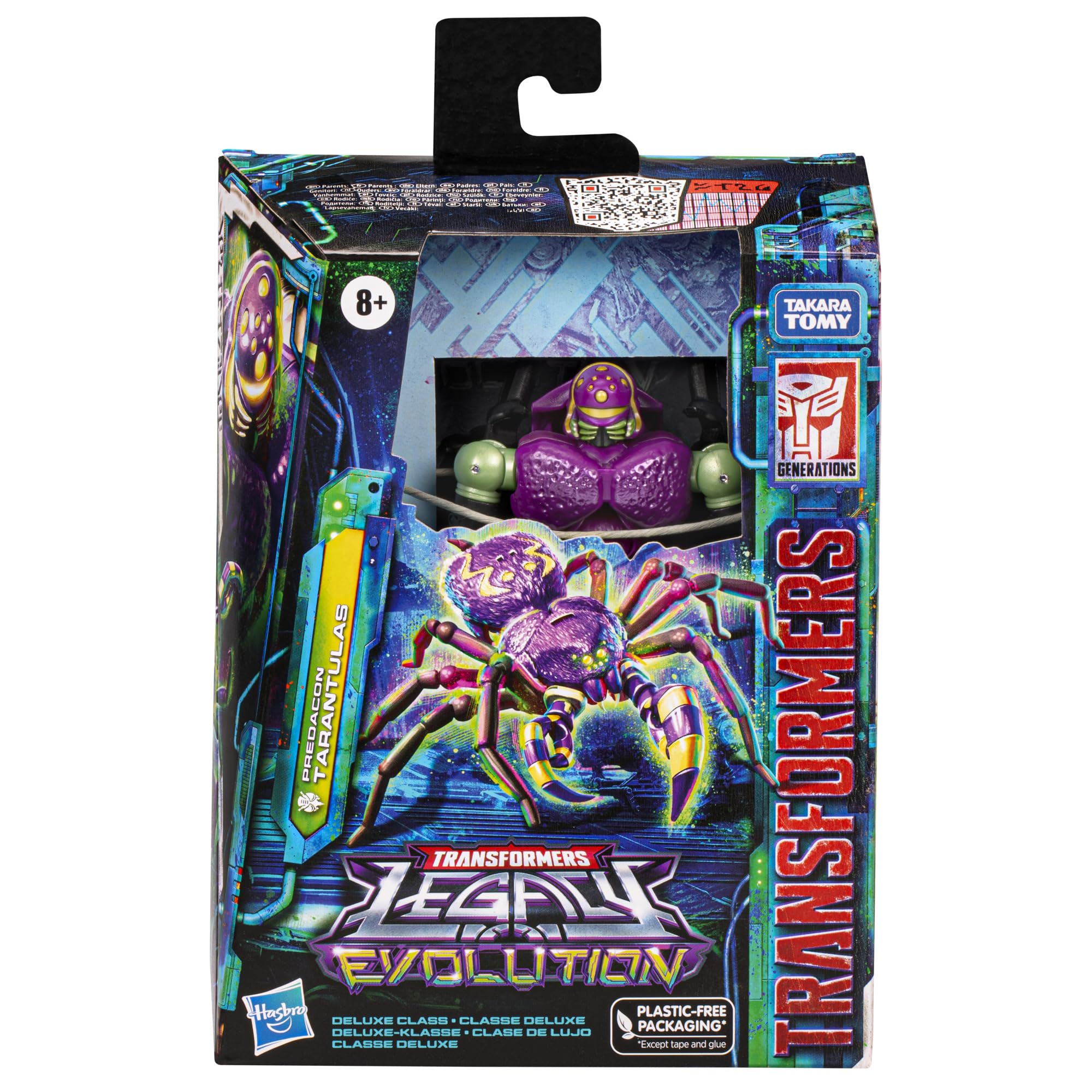 Foto 5 pulgar | Figura De Acción Transformers Legacy Evolution Deluxe Tarántulas - Venta Internacional.