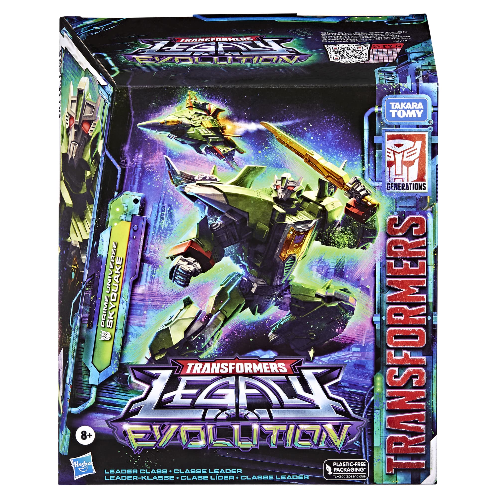 Foto 3 pulgar | Figura De Acción Transformers Legacy Evolution Leader Prime Universe Skyquake 18 Cm - Venta Internacional.