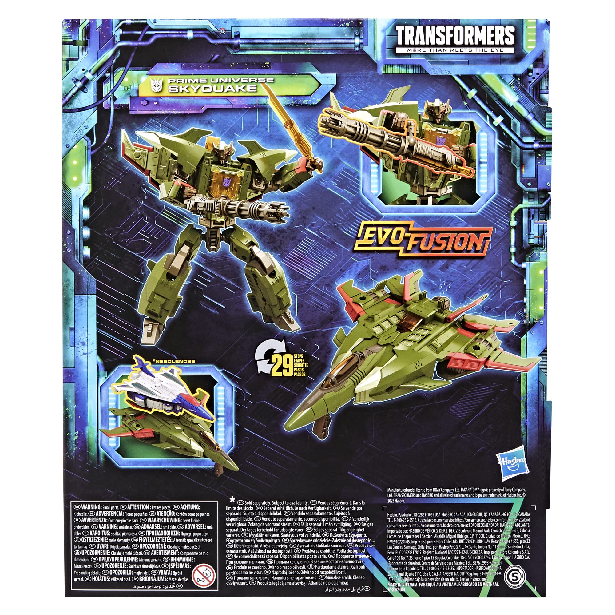 Foto 4 pulgar | Figura De Acción Transformers Legacy Evolution Leader Prime Universe Skyquake 18 Cm - Venta Internacional.