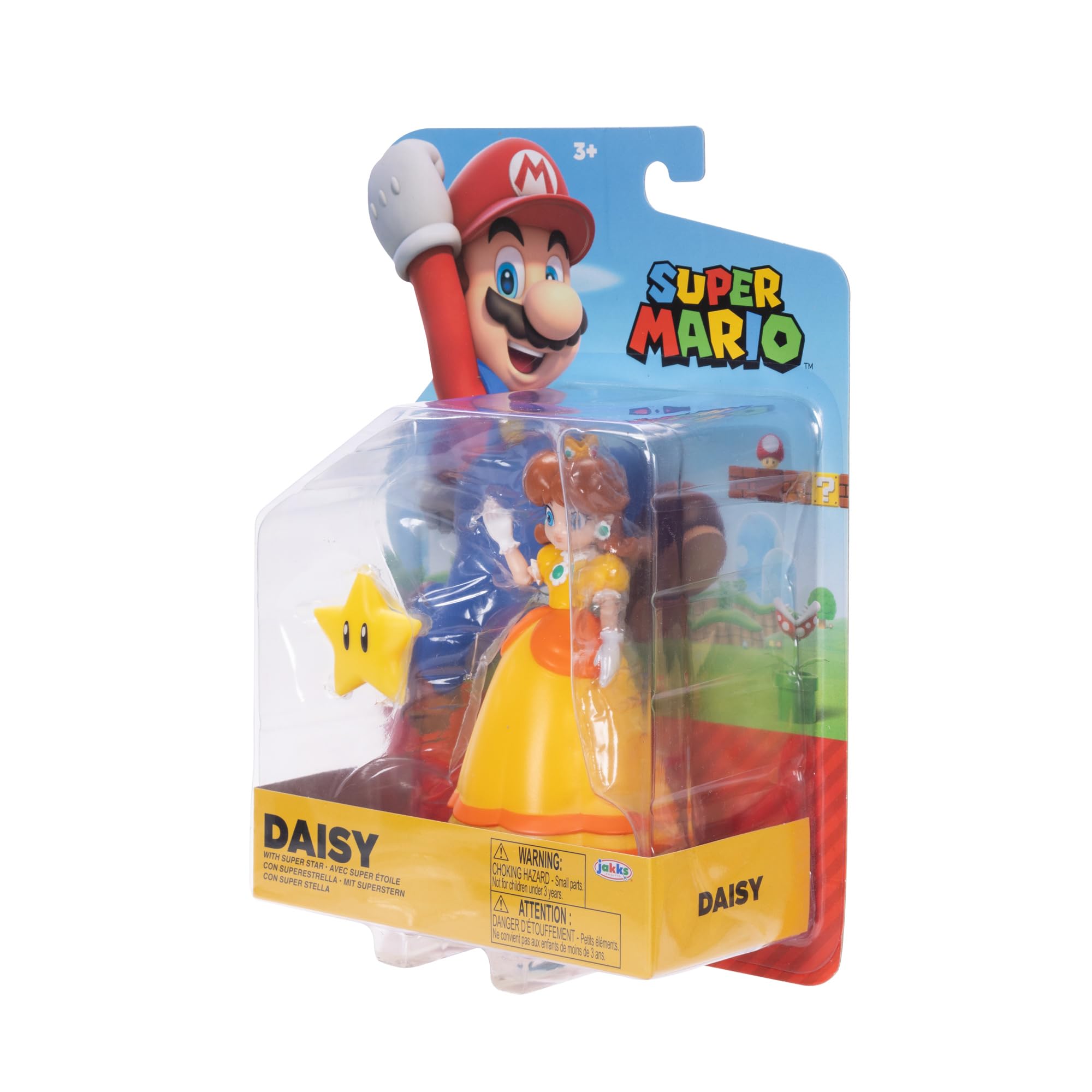 Foto 7 pulgar | Figura De Acción Nintendo Super Mario Daisy De 10 Cm Con Accesorio De Estrella - Venta Internacional.