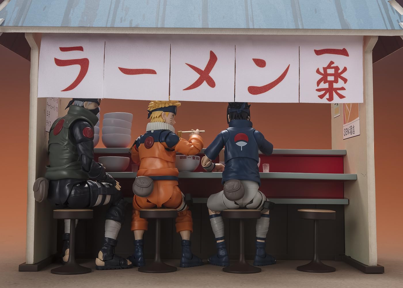 Foto 5 pulgar | Figura De Acción Tamashii Nations Naruto Ichiraku Ramen Set - Venta Internacional.