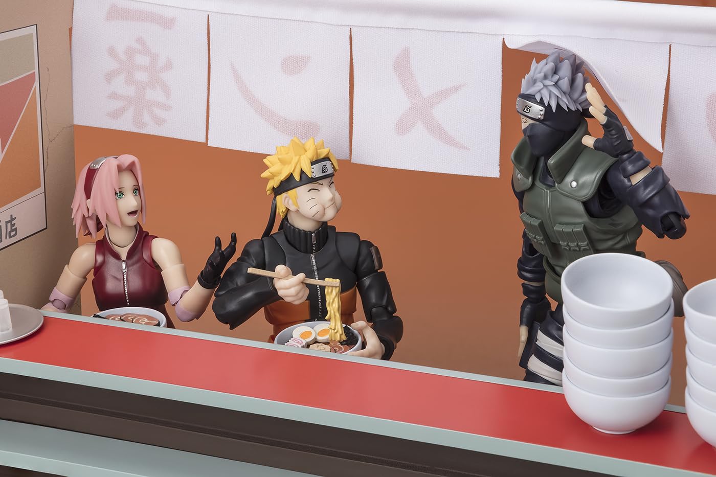 Foto 6 pulgar | Figura De Acción Tamashii Nations Naruto Ichiraku Ramen Set - Venta Internacional.