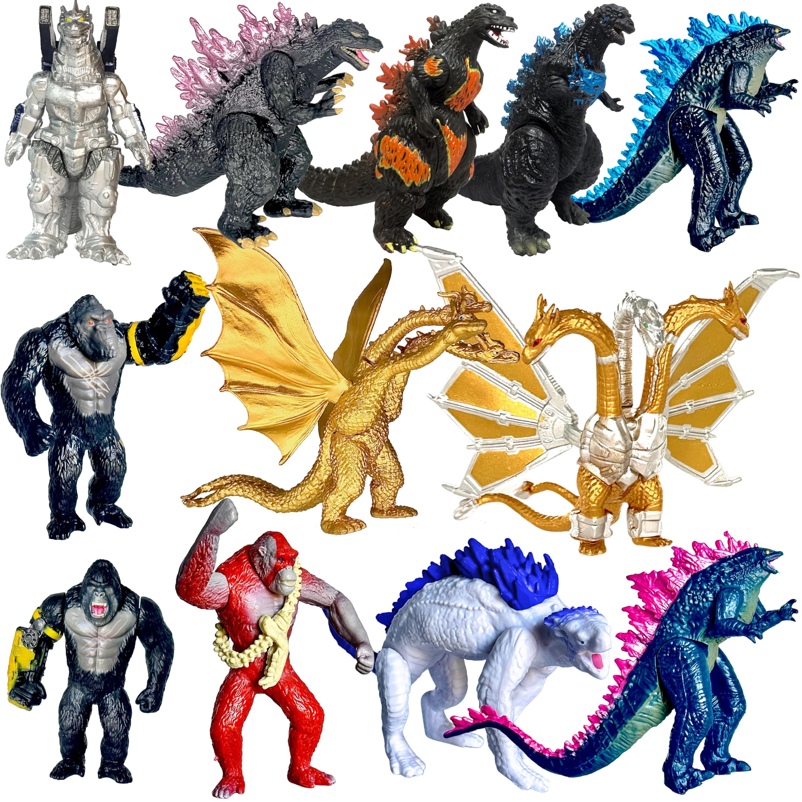 Foto 2 pulgar | Figuras De Acción Twcare Godzilla X Kong Set 12 Empire - Venta Internacional.