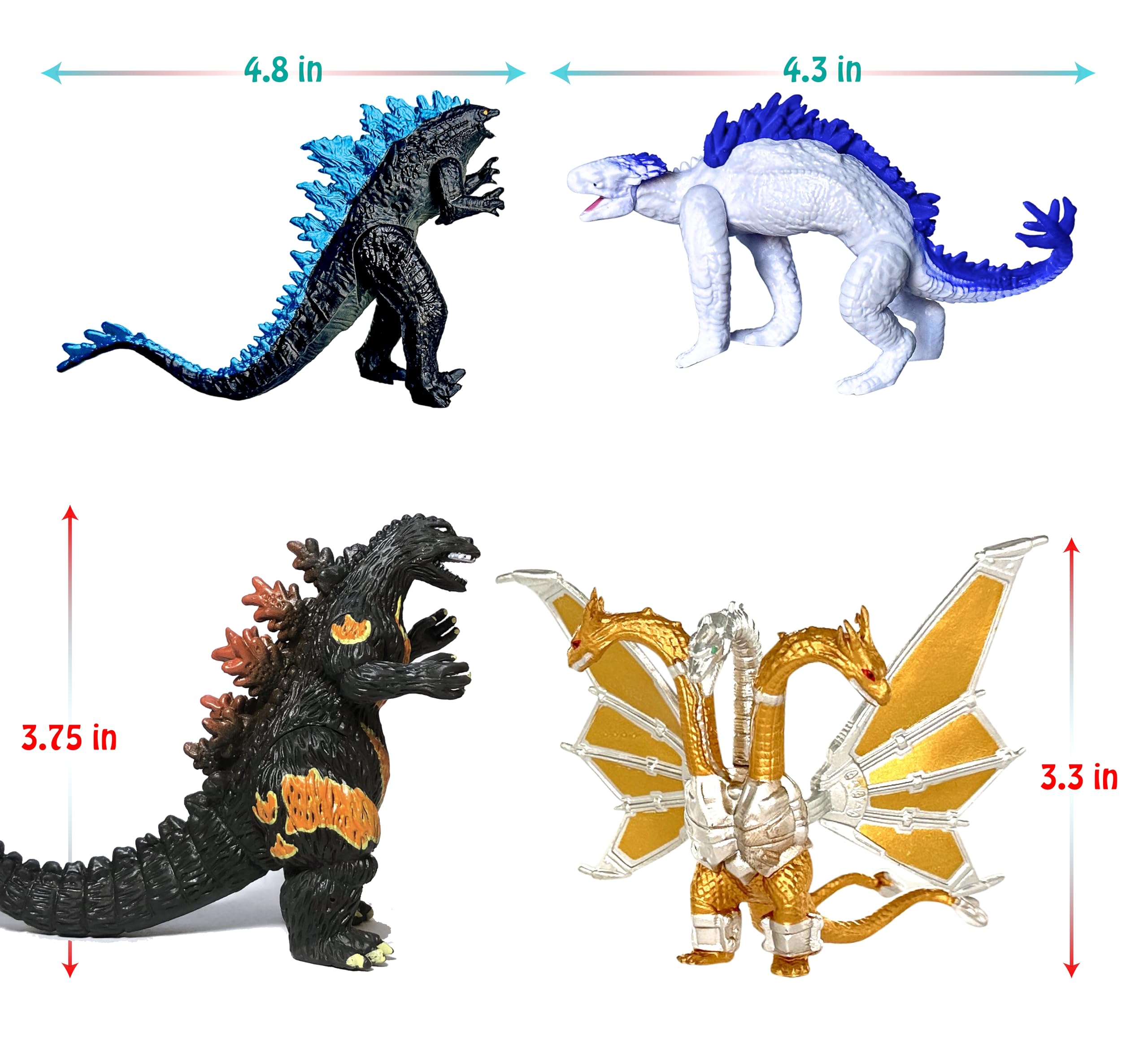 Foto 5 pulgar | Figuras De Acción Twcare Godzilla X Kong Set 12 Empire - Venta Internacional.