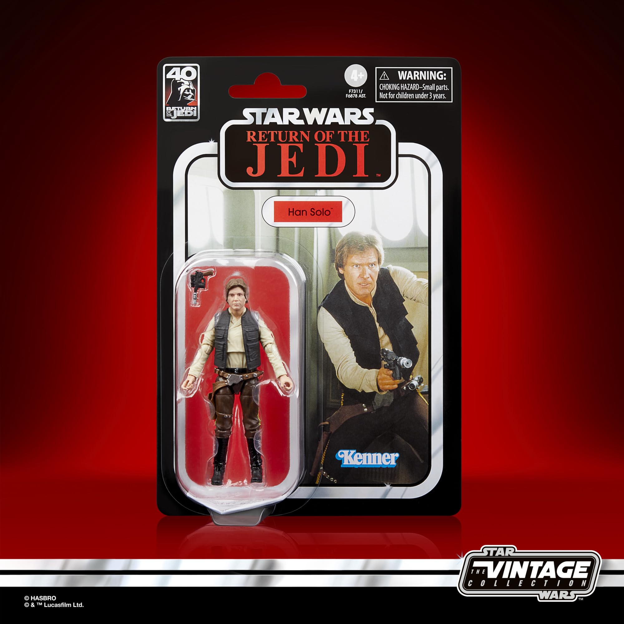 Foto 2 | Figura De Acción Star Wars The Vintage Collection Han Solo - Venta Internacional.