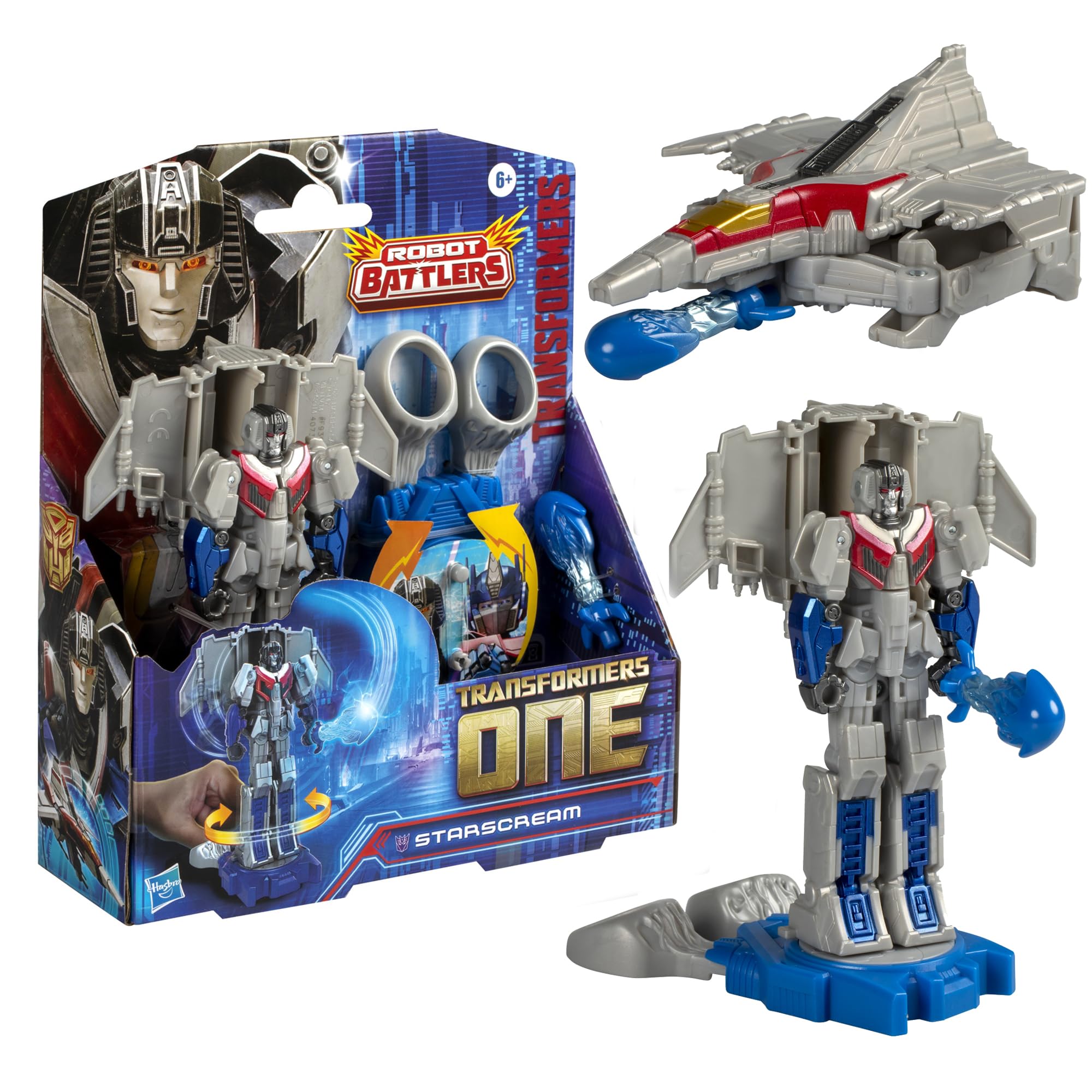 Foto 2 pulgar | Figura De Acción Transformers Robot Battlers Starscream 11,5 Cm - Venta Internacional.