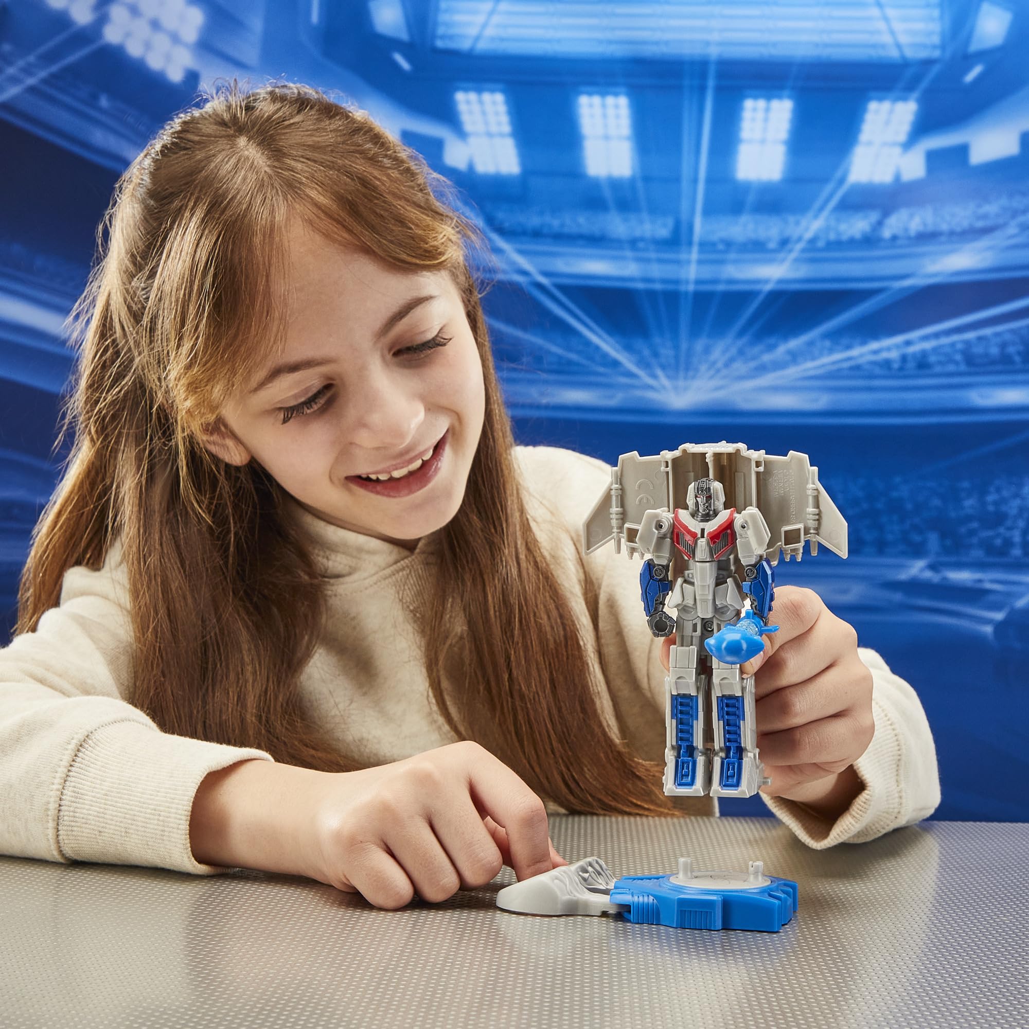 Foto 5 pulgar | Figura De Acción Transformers Robot Battlers Starscream 11,5 Cm - Venta Internacional.