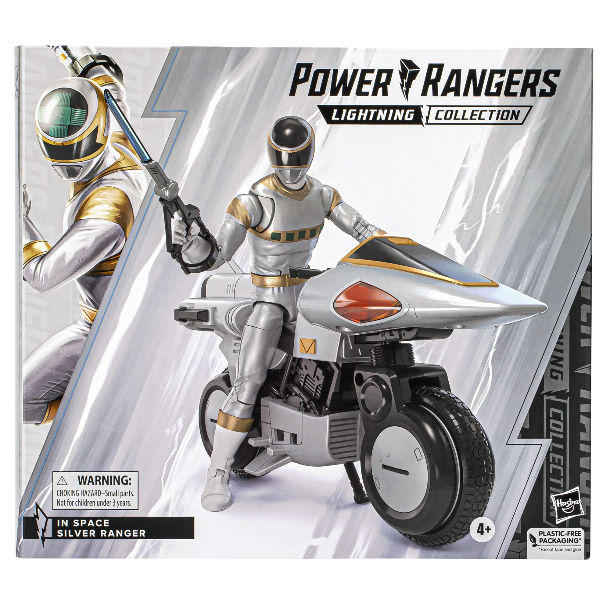 Foto 2 | Figura De Acción Power Rangers Lightning Collection Silver Ranger - Venta Internacional.