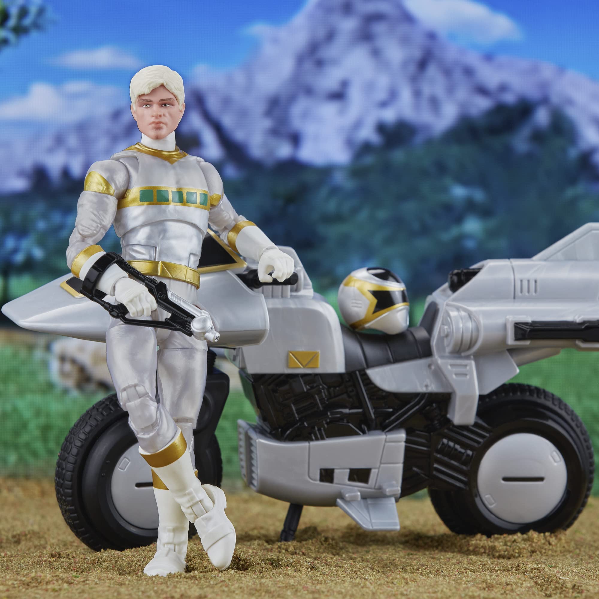 Foto 6 | Figura De Acción Power Rangers Lightning Collection Silver Ranger - Venta Internacional.