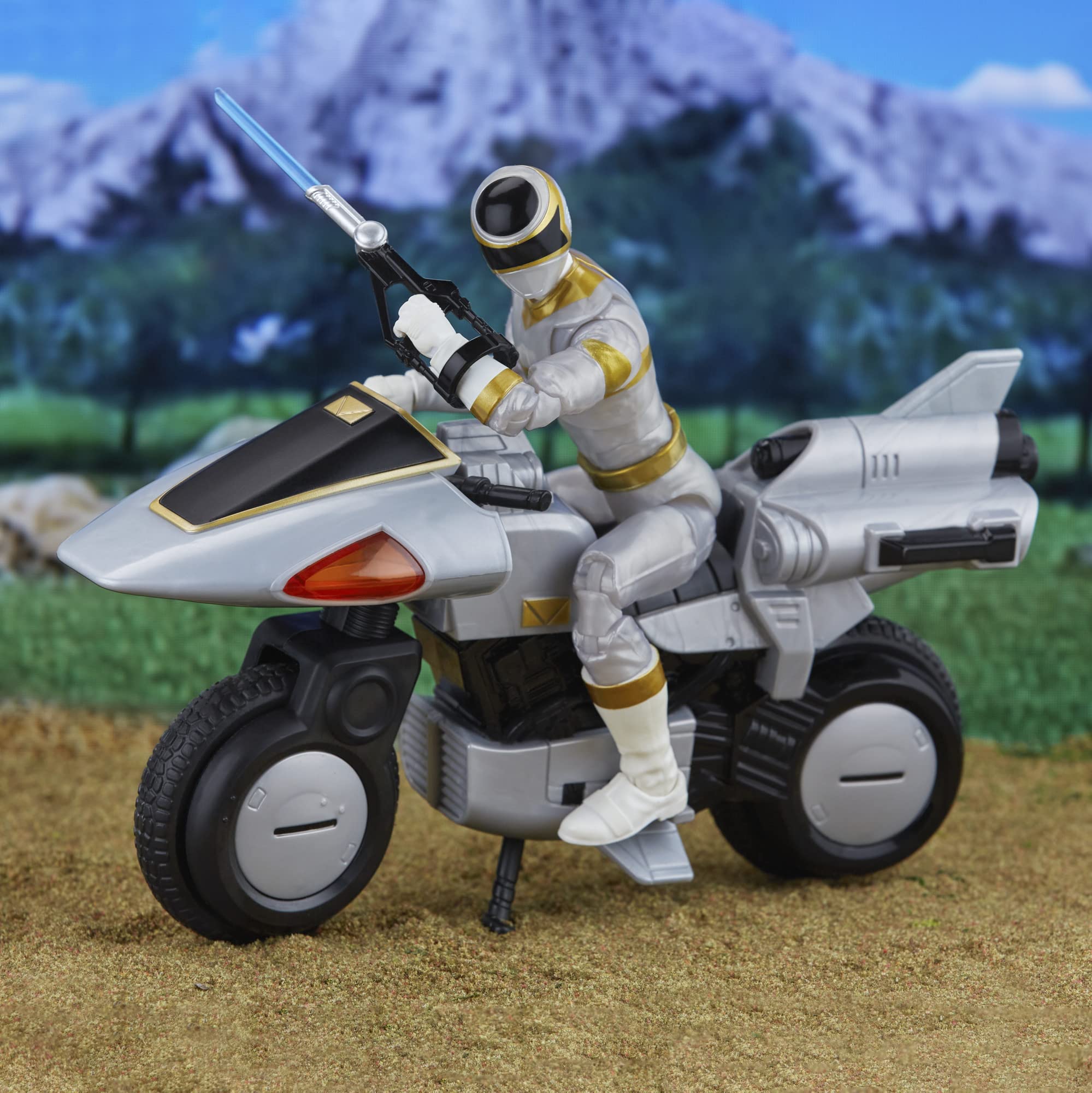 Foto 7 | Figura De Acción Power Rangers Lightning Collection Silver Ranger - Venta Internacional.