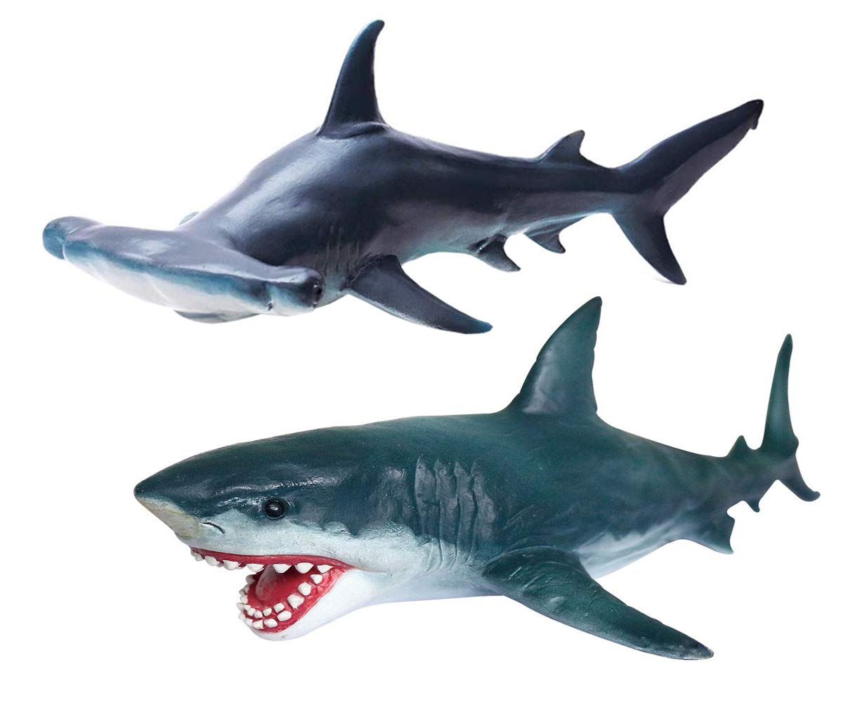 Foto 2 pulgar | Set De Juguetes Gemini&genius Great White Shark Hammerhead Shark - Venta Internacional.