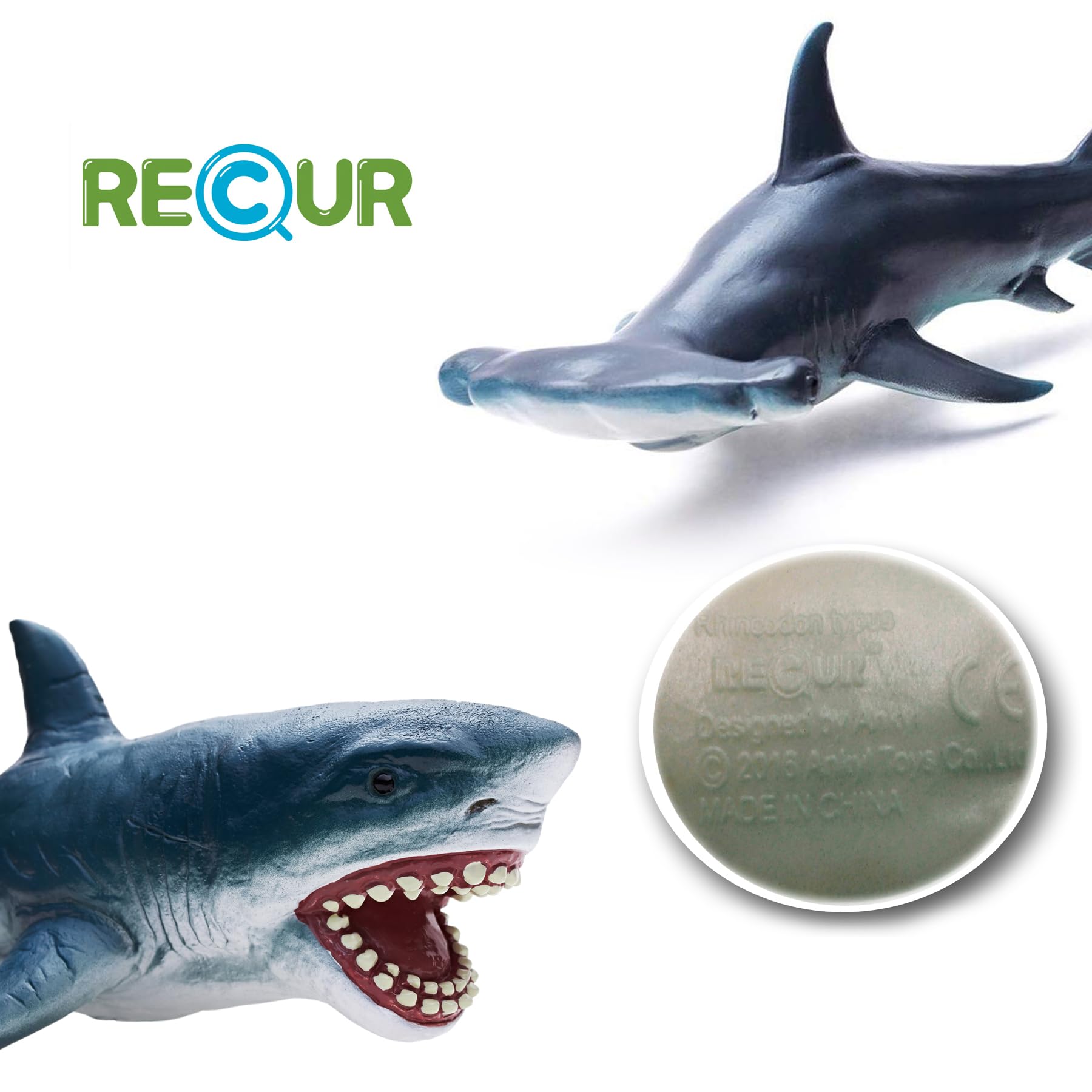 Foto 5 pulgar | Set De Juguetes Gemini&genius Great White Shark Hammerhead Shark - Venta Internacional.