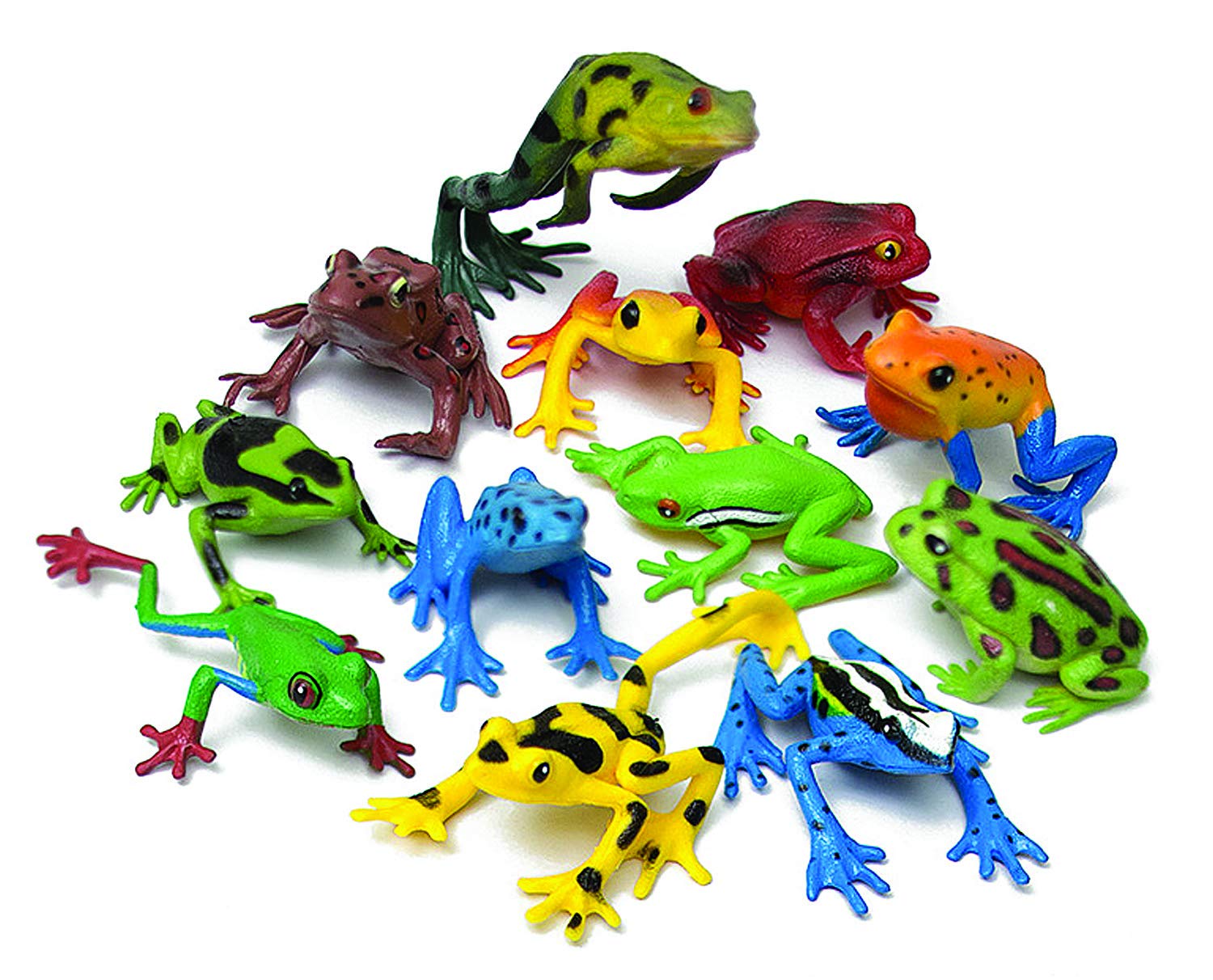 Foto 3 pulgar | Tubo Natural Toy Wild Republic Frog Con 12 Figuras De Anfibios - Venta Internacional.