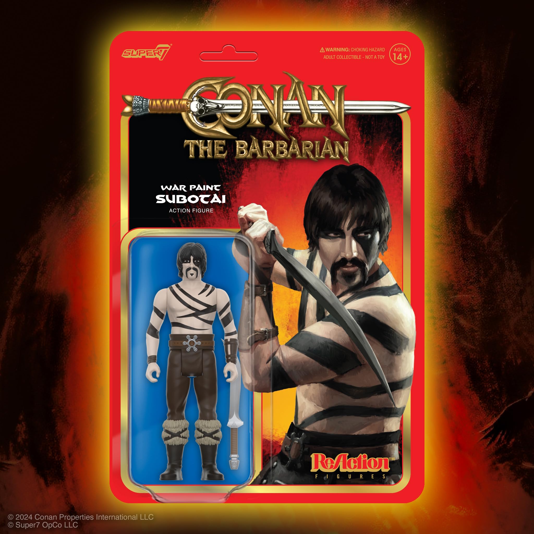 Foto 6 pulgar | Figura De Acción Super7 Conan The Barbarian War Paint Subotai - Venta Internacional.