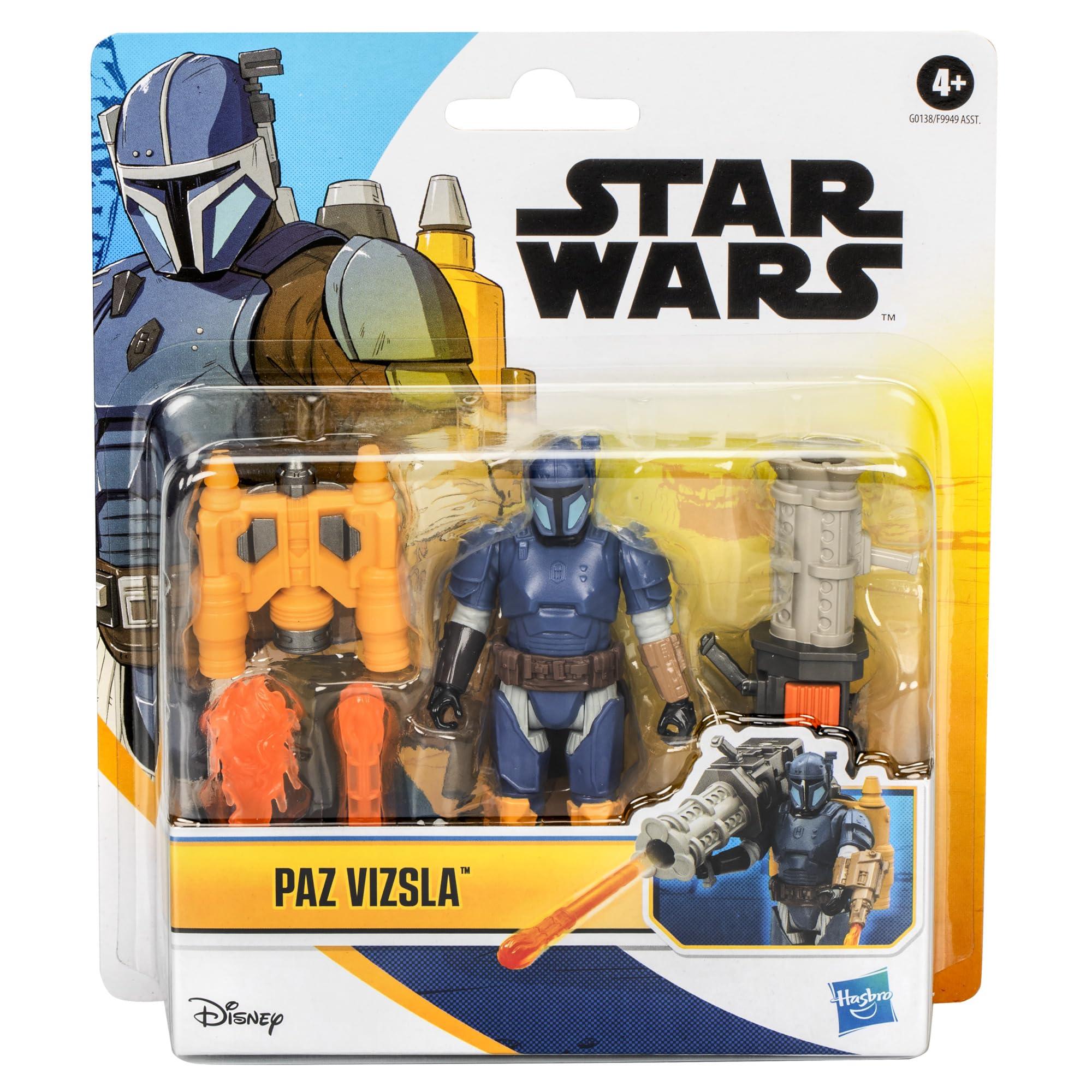 Foto 5 pulgar | Figura De Acción Star Wars Epic Hero Series Paz Vizsla 10 Cm - Venta Internacional.