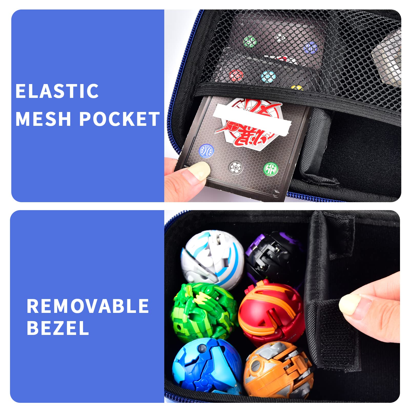 Foto 5 pulgar | Funda De Almacenamiento Compatible Con Bakugan Baku Gear Pack, Color Azul - Venta Internacional.