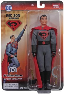 Foto 1 | Figura De Acción Mego Dc Heroes Red Son Superman, 20 Cm, Vistas Previas - Venta Internacional.