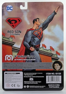 Foto 2 | Figura De Acción Mego Dc Heroes Red Son Superman, 20 Cm, Vistas Previas - Venta Internacional.