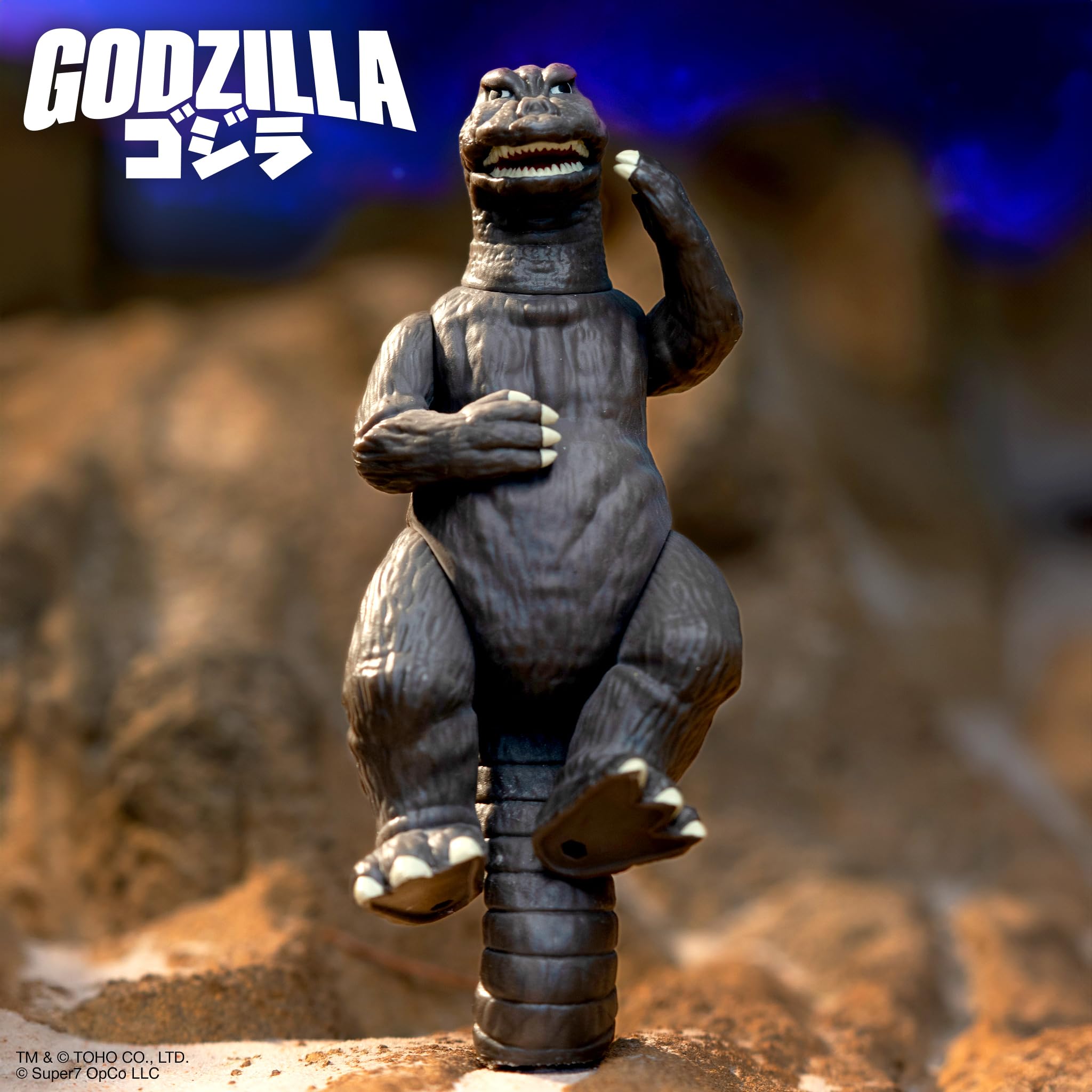 Foto 5 pulgar | Figura De Acción Super7 Toho Reaction Godzilla '65 9cm - Venta Internacional.