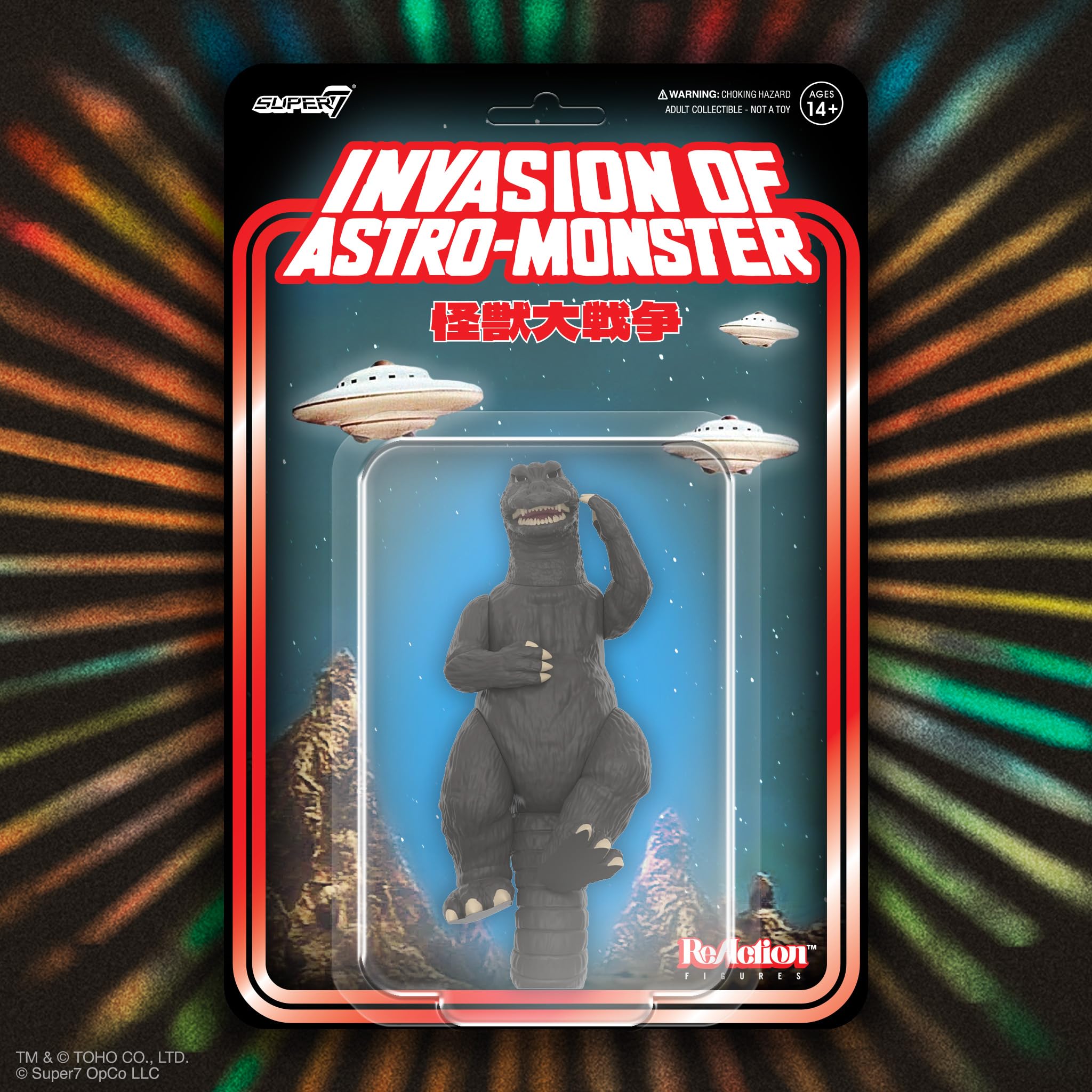 Foto 7 | Figura De Acción Super7 Toho Reaction Godzilla '65 9cm - Venta Internacional.