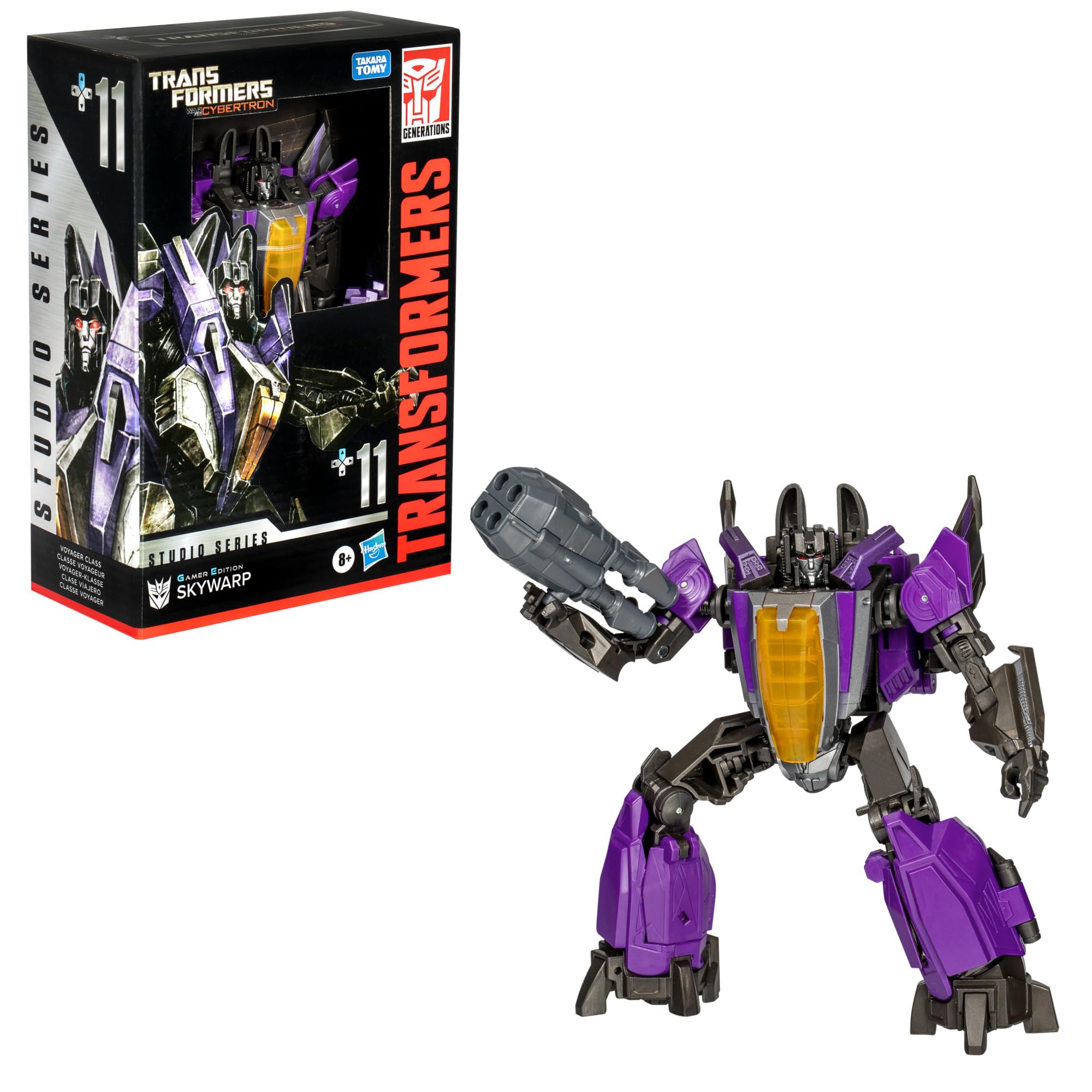 Foto 4 pulgar | Figura De Acción Transformers Studio Series Voyager Skywarp - Venta Internacional.