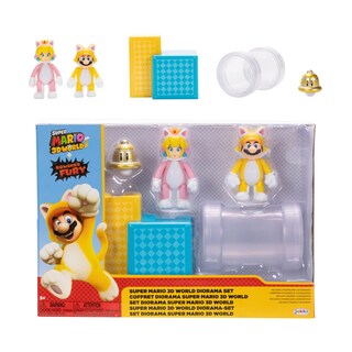 Foto 1 | Figuras De Acción Super Mario Nintendo 2.5 3d World Con Diorama - Venta Internacional.