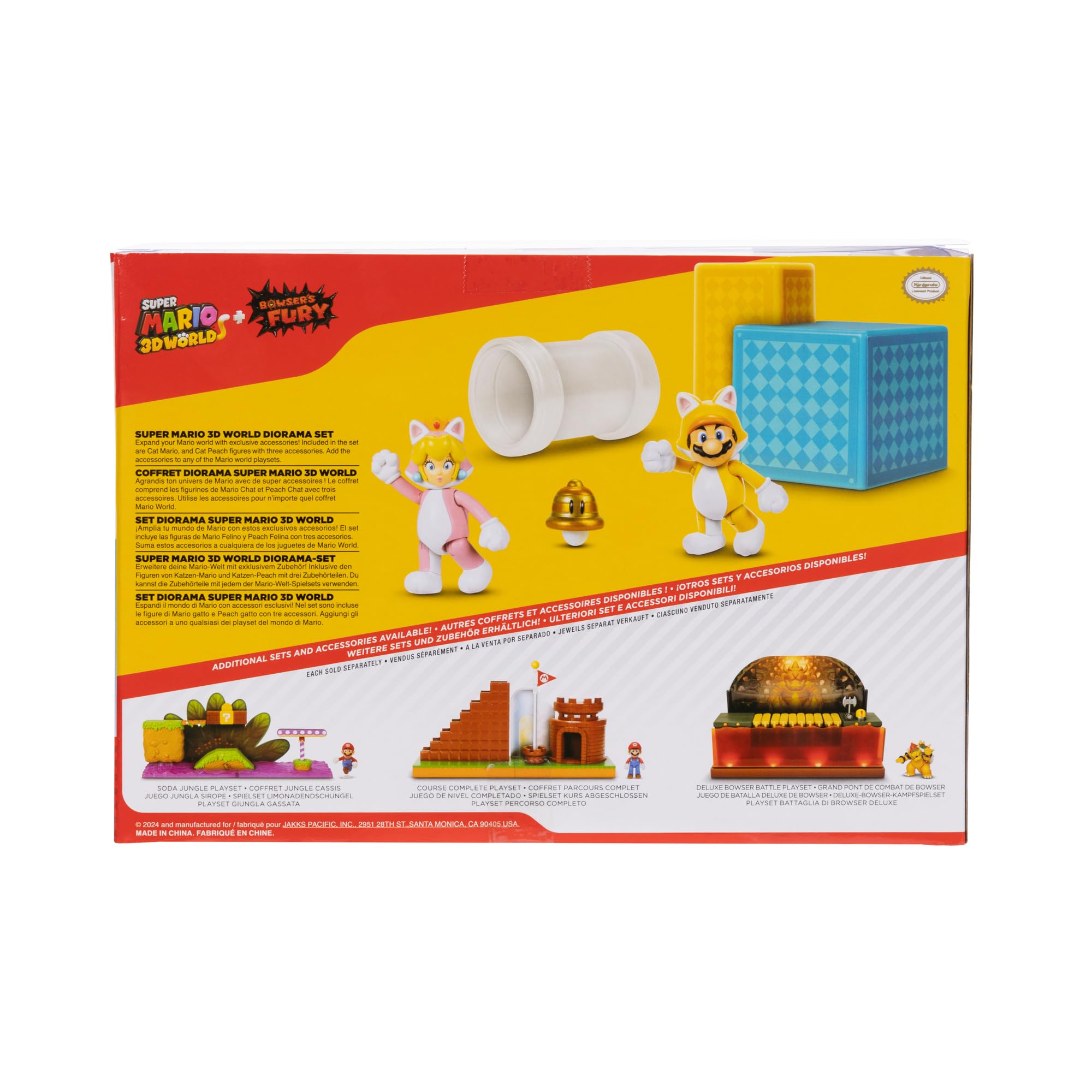 Foto 5 pulgar | Figuras De Acción Super Mario Nintendo 2.5 3d World Con Diorama - Venta Internacional.