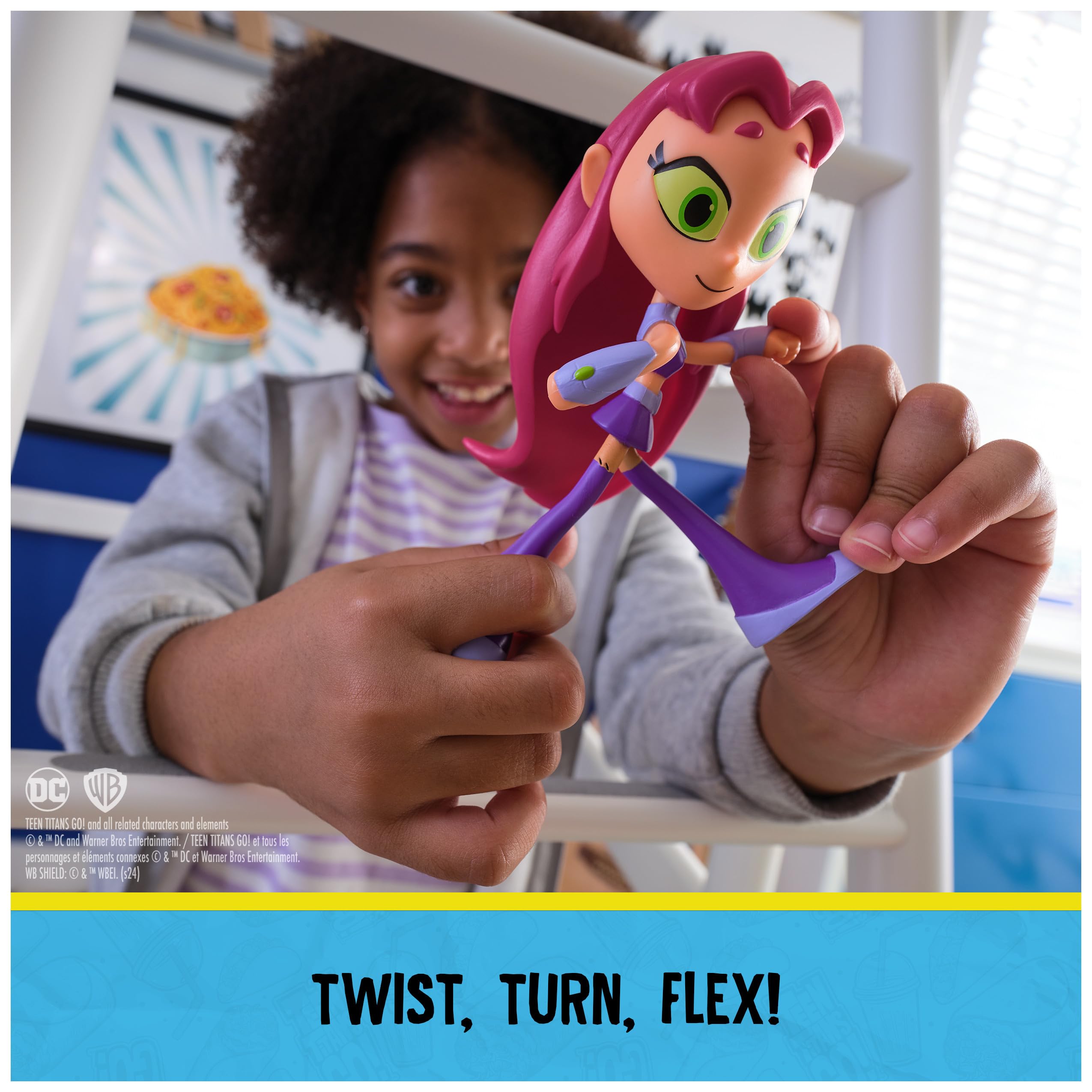 Foto 4 pulgar | Figura De Acción Dc Comics Teen Titans Go! Twisty Titans Starfire - Venta Internacional.
