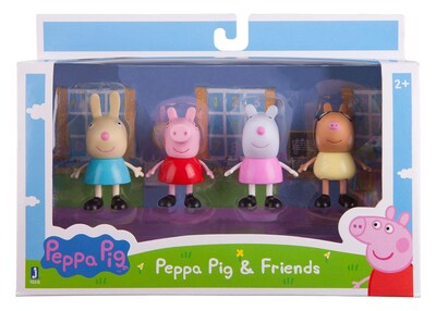 Foto 2 | Toy Nickelodeon Peppa Pig Best Friends, Paquete Con 4 Figuras - Venta Internacional.