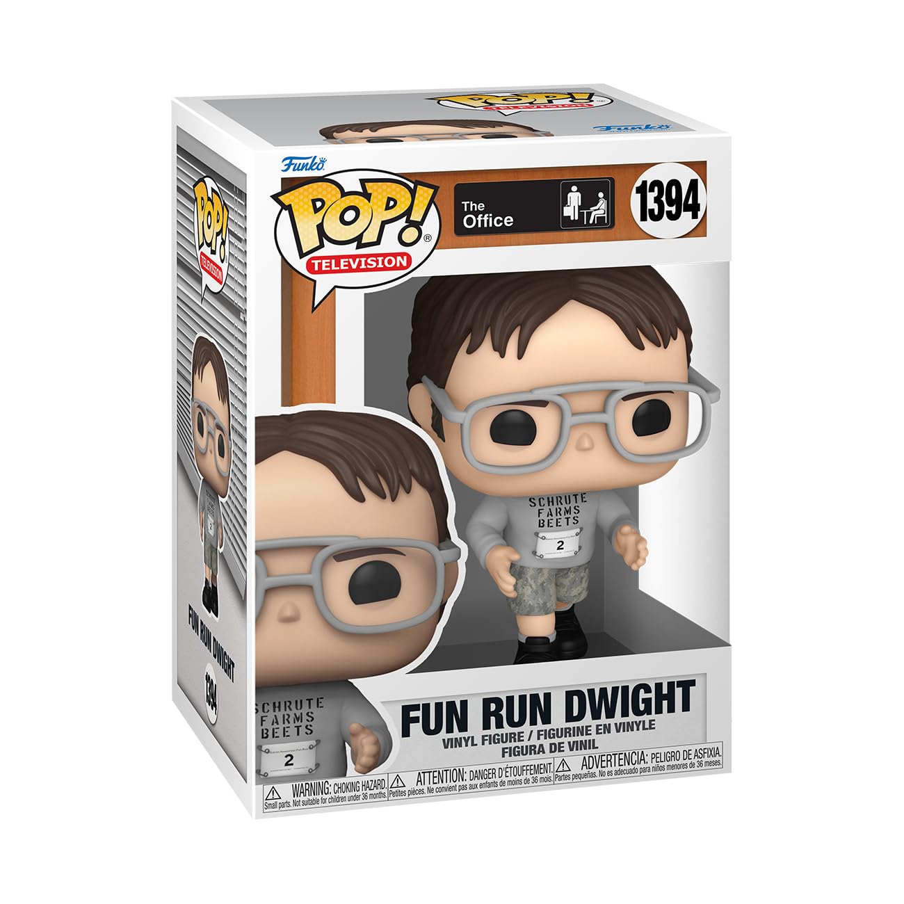 Figura De Vinilo Funko Pop! Tv: The Office Fun Run Dwight Schrute - Venta Internacional.