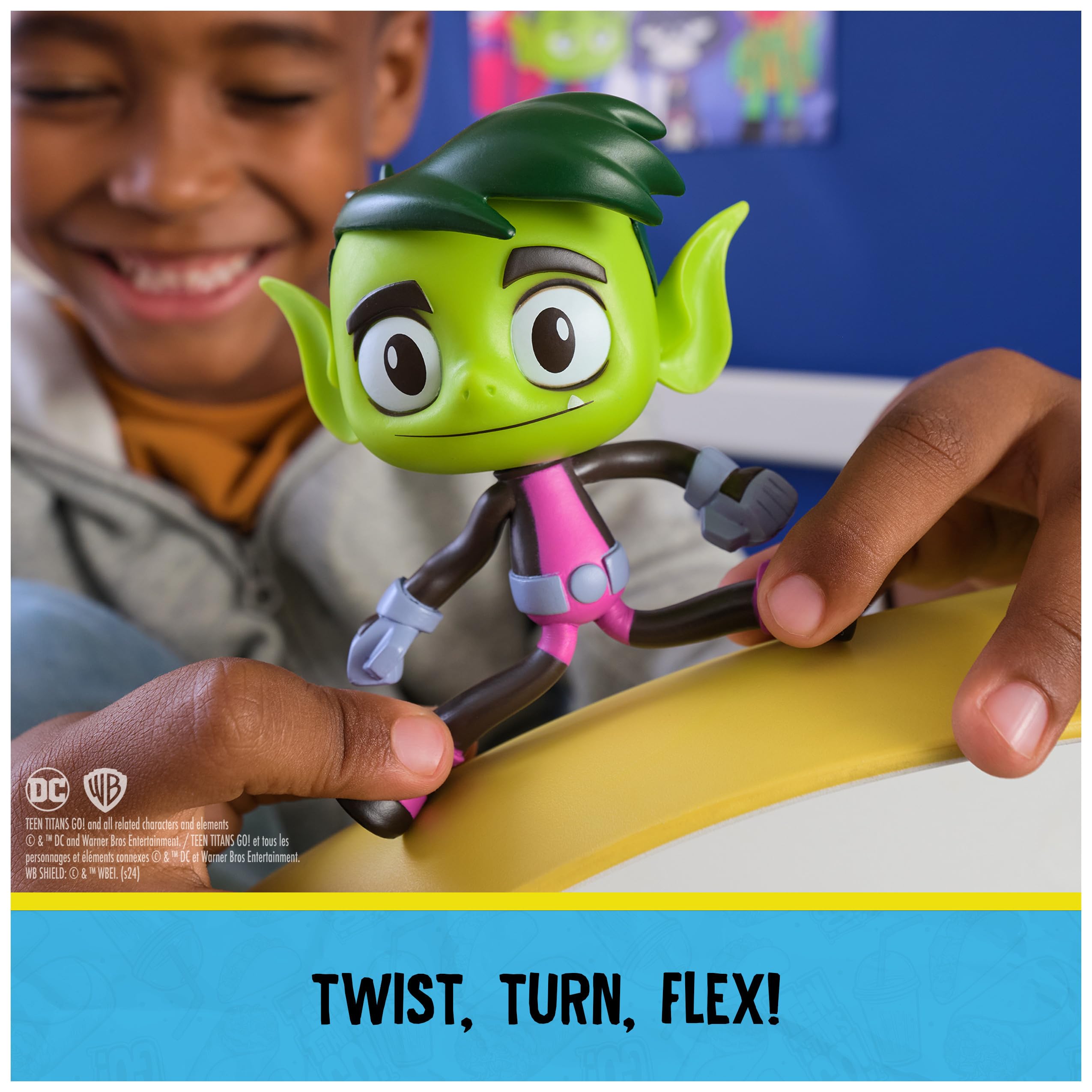 Foto 4 pulgar | Figura De Acción Dc Comics Teen Titans Go! Twisty Titans: Beast Boy - Venta Internacional.