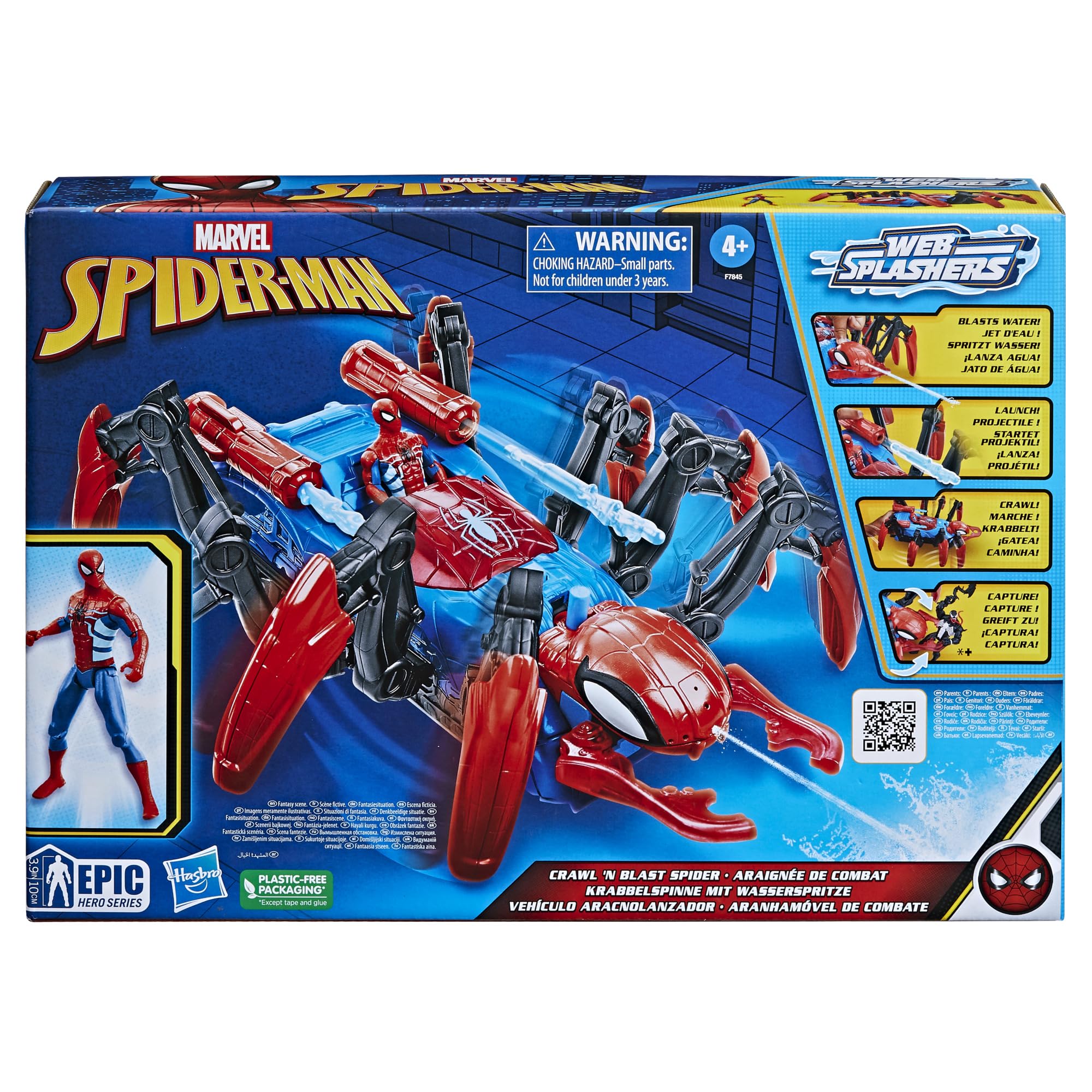 Foto 2 | Playset Marvel Spider-man Car Con Función Blast Para Niños Mayores De 4 Años - Venta Internacional.