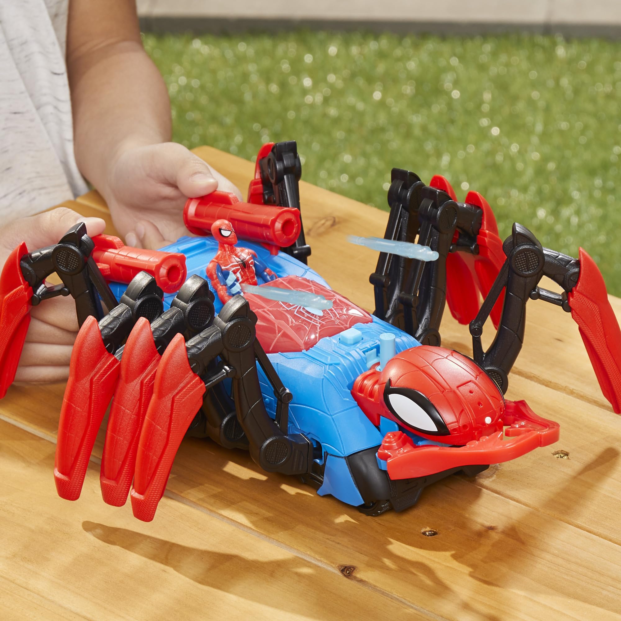 Foto 5 pulgar | Playset Marvel Spider-man Car Con Función Blast Para Niños Mayores De 4 Años - Venta Internacional.