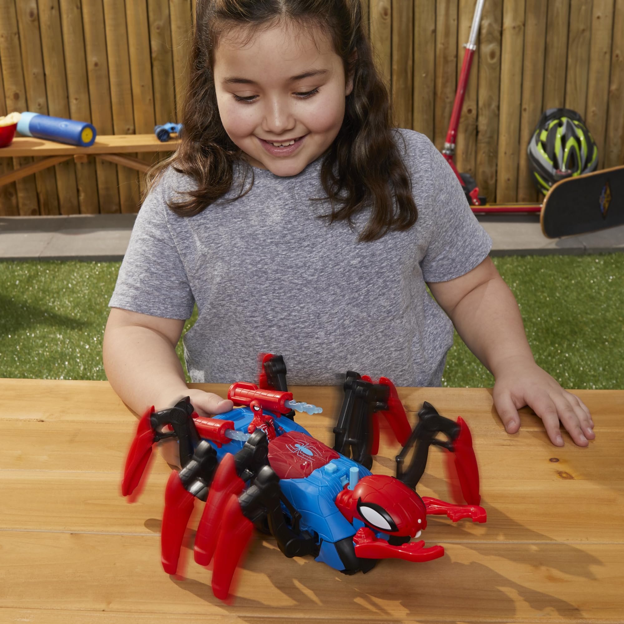 Foto 7 pulgar | Playset Marvel Spider-man Car Con Función Blast Para Niños Mayores De 4 Años - Venta Internacional.