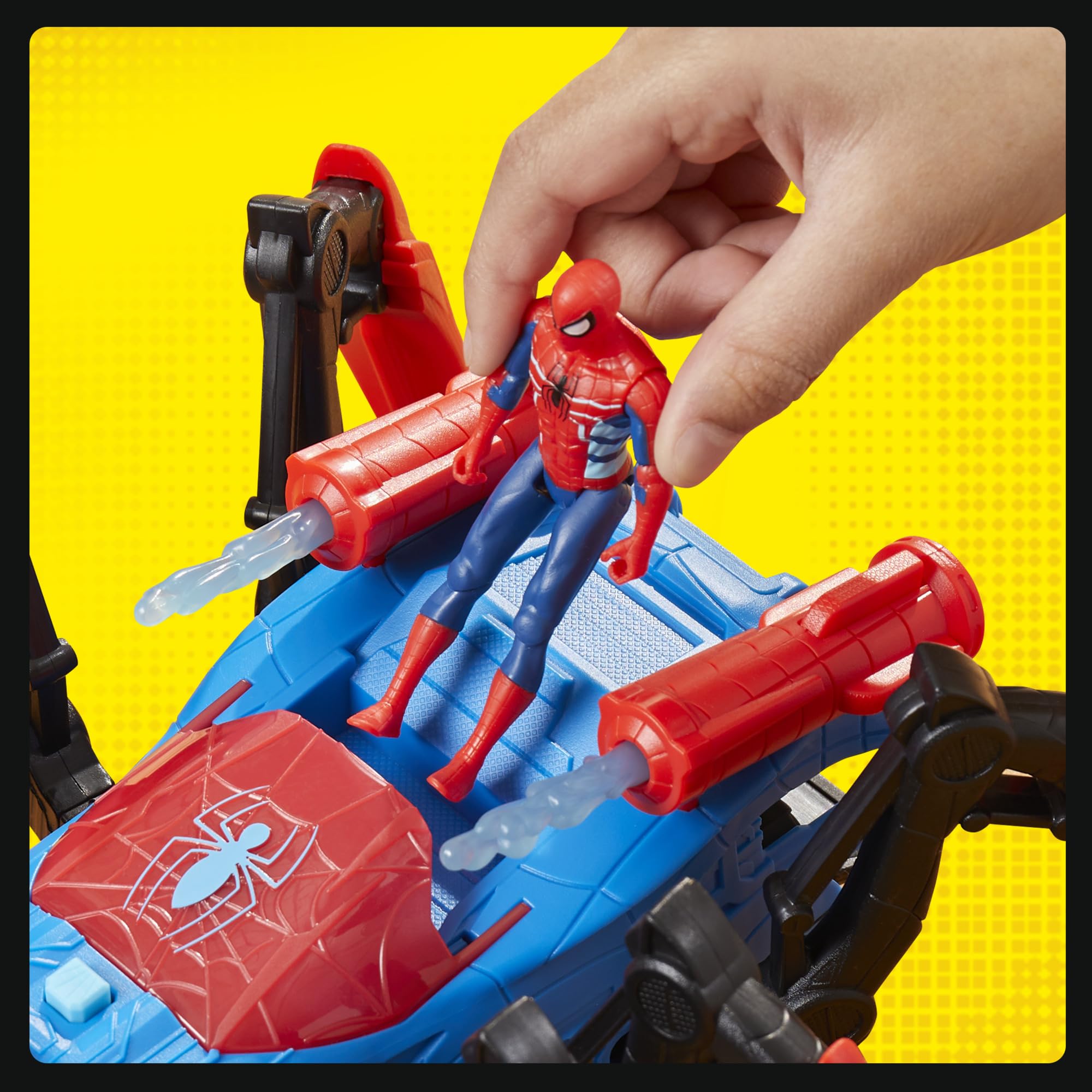 Foto 8 pulgar | Playset Marvel Spider-man Car Con Función Blast Para Niños Mayores De 4 Años - Venta Internacional.