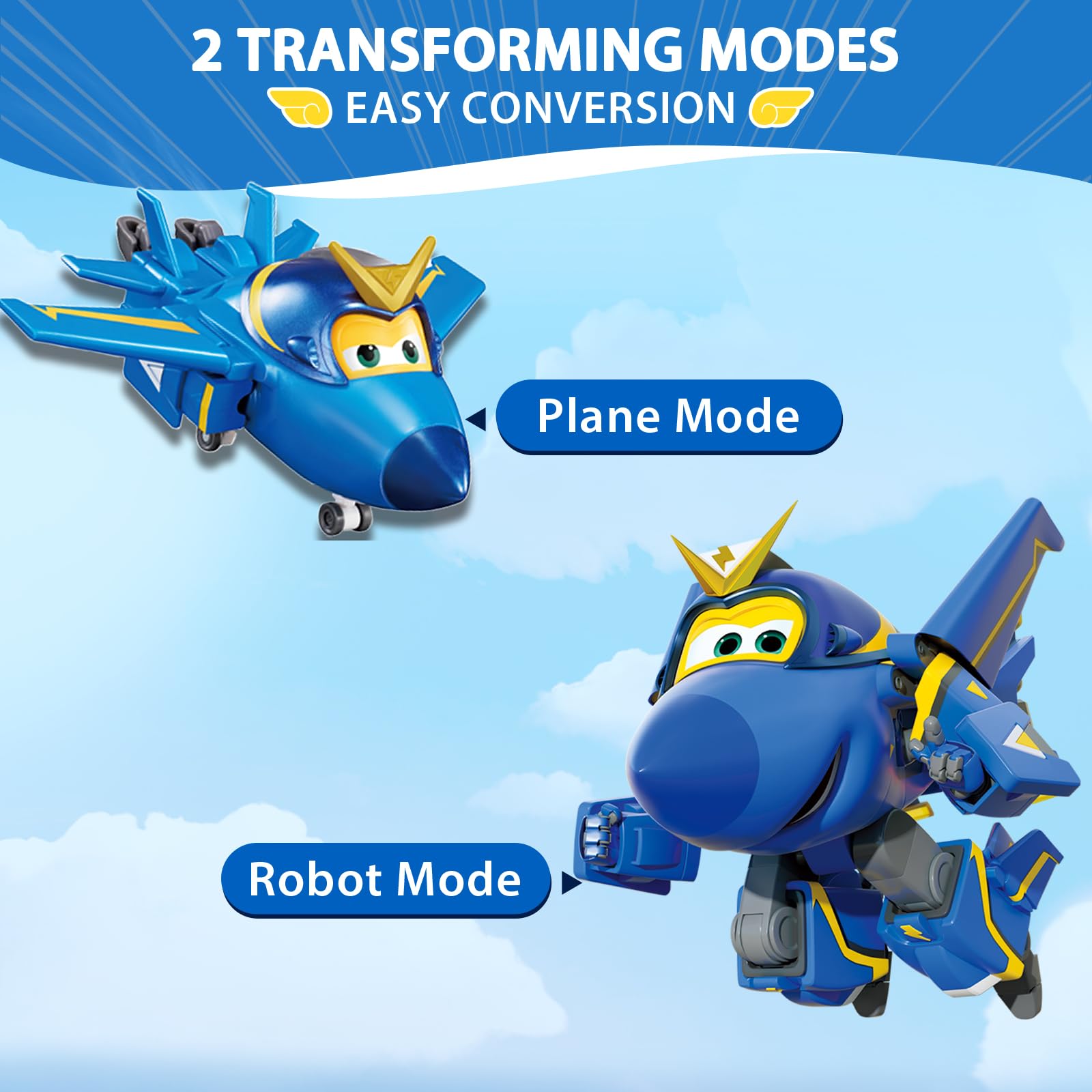 Foto 3 pulgar | Transformable Toys Super Wings Jerome Airplane 2 En 1 - Venta Internacional.