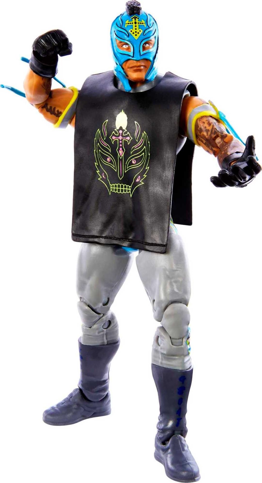 Foto 6 pulgar | Figura De Acción Mattel Wwe Elite Collection Rey Mysterio 15 Cm - Venta Internacional.