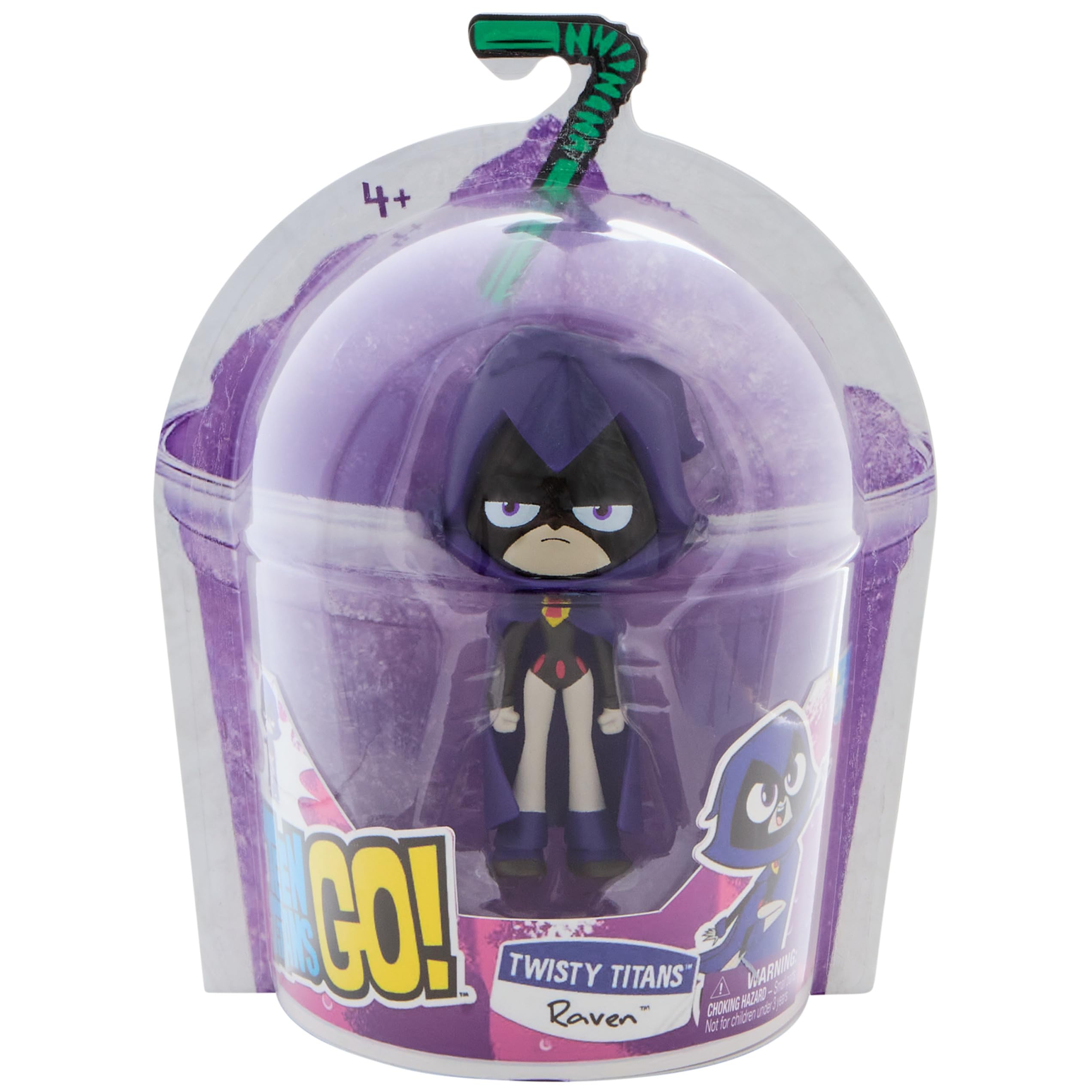 Foto 3 pulgar | Figura De Acción Dc Comics Teen Titans Go! Twisty Titans Raven - Venta Internacional.