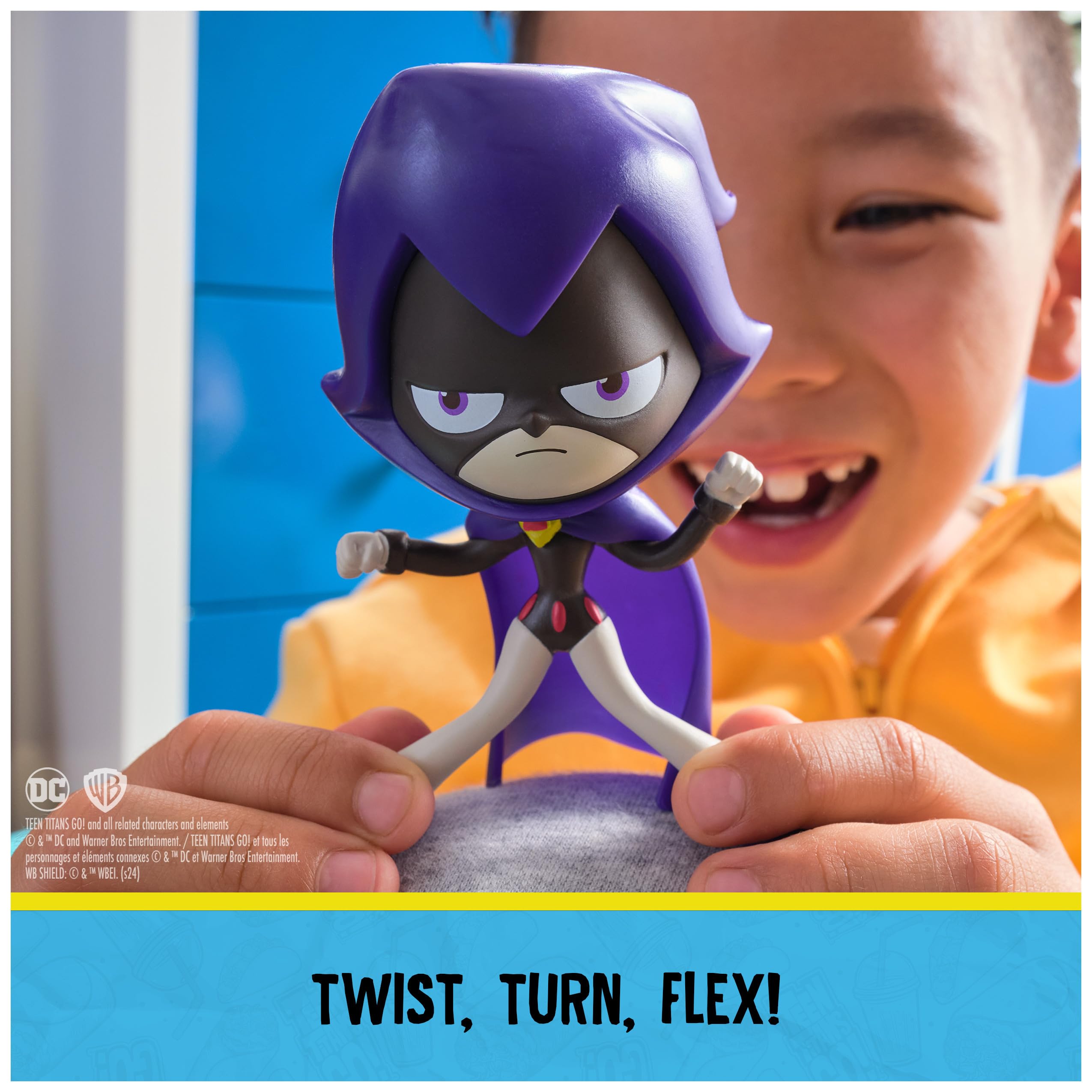 Foto 4 pulgar | Figura De Acción Dc Comics Teen Titans Go! Twisty Titans Raven - Venta Internacional.