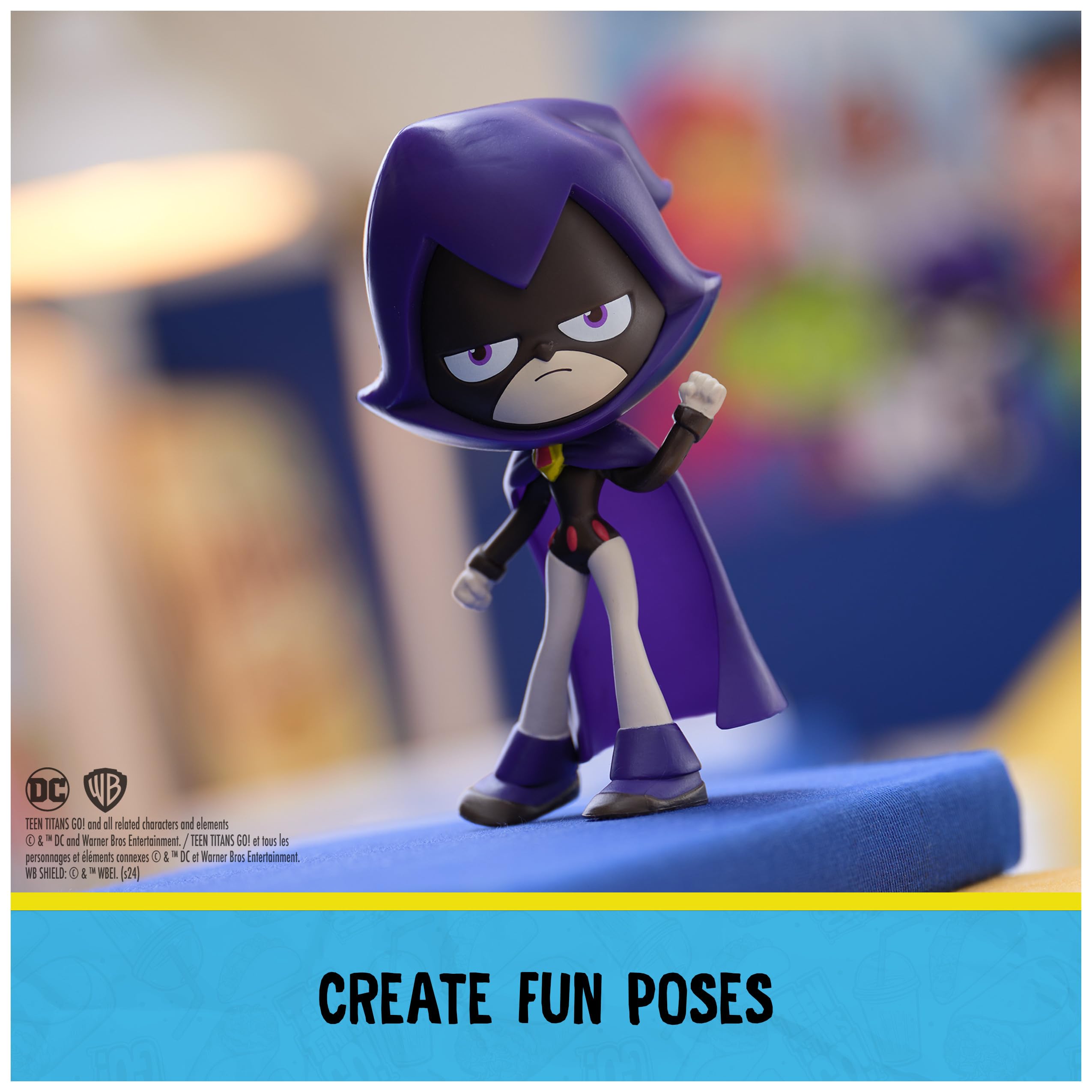 Foto 5 pulgar | Figura De Acción Dc Comics Teen Titans Go! Twisty Titans Raven - Venta Internacional.