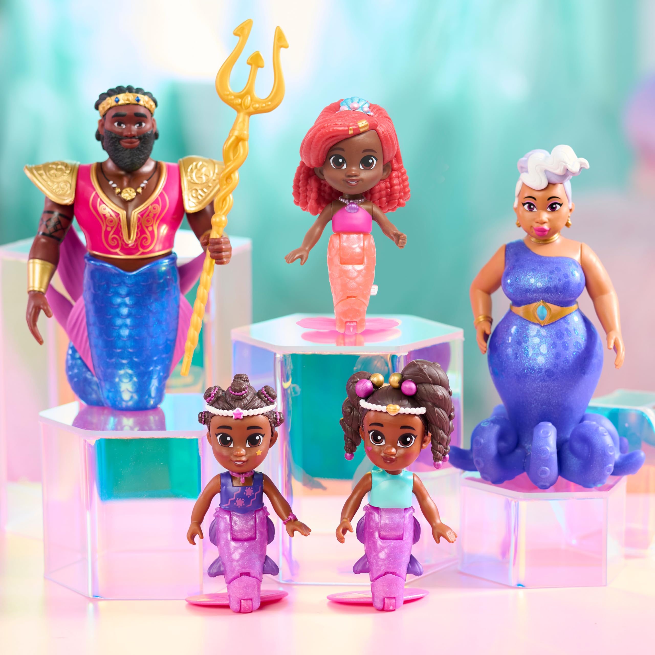 Foto 6 pulgar | Set De Figuras De Juguete Just Play Disney Junior Ariel Royal Family - Venta Internacional.