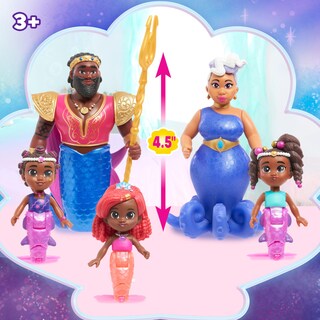 Foto 6 | Set De Figuras De Juguete Just Play Disney Junior Ariel Royal Family - Venta Internacional.
