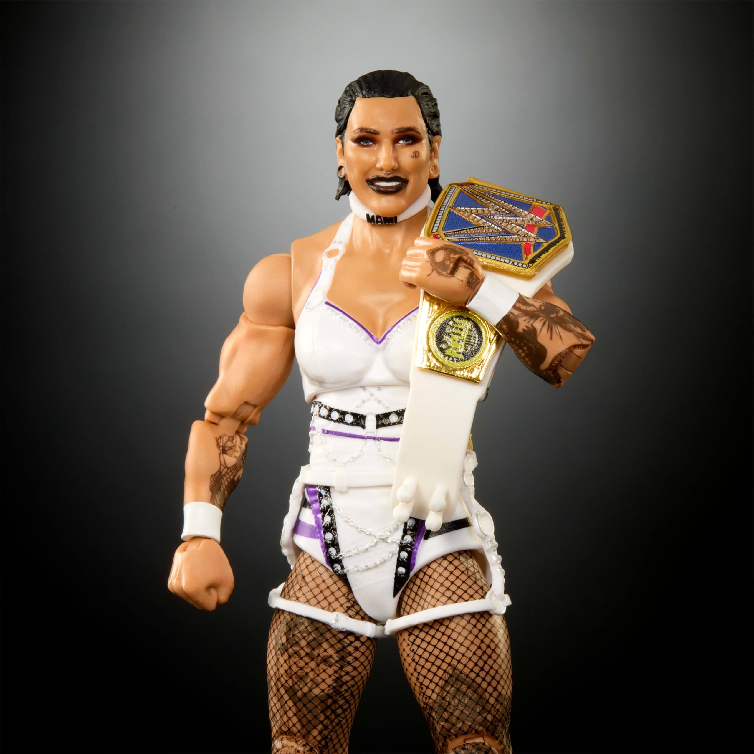 Foto 4 pulgar | Figura De Acción Mattel Wwe Elite Rhea Ripley Series #110 De 15 Cm - Venta Internacional.