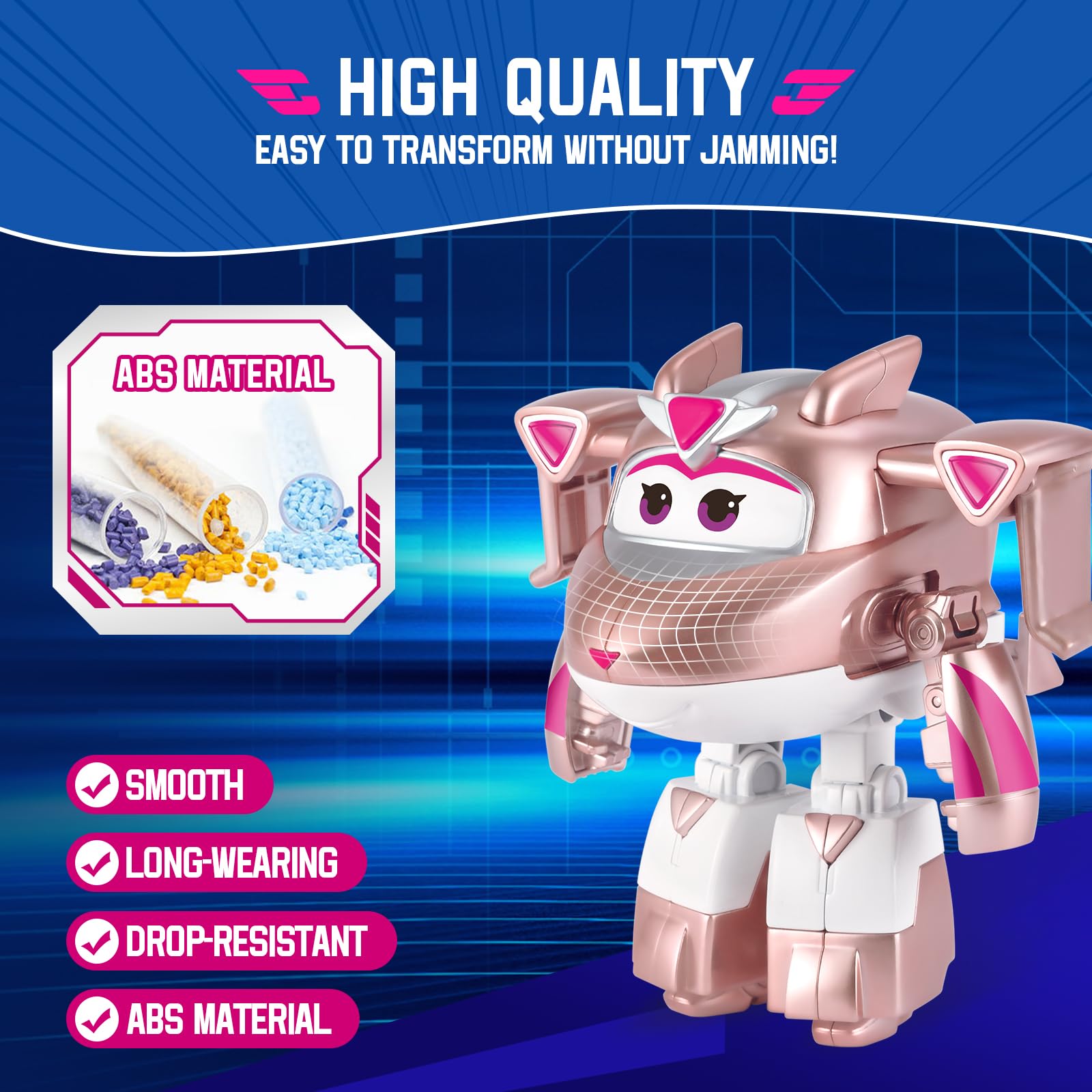 Foto 4 | Avión Transformable Toys Super Wings Golden Girl De 5 Pulgadas - Venta Internacional.