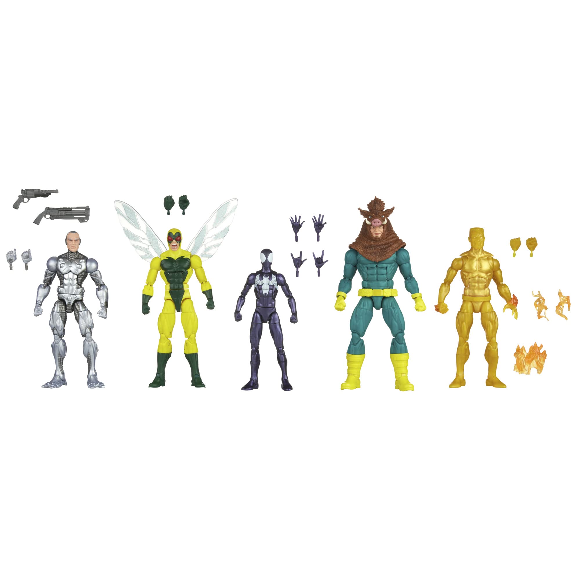Figuras De Acción Marvel Legends Series Spider-man, Paquete De 6 - Venta Internacional.