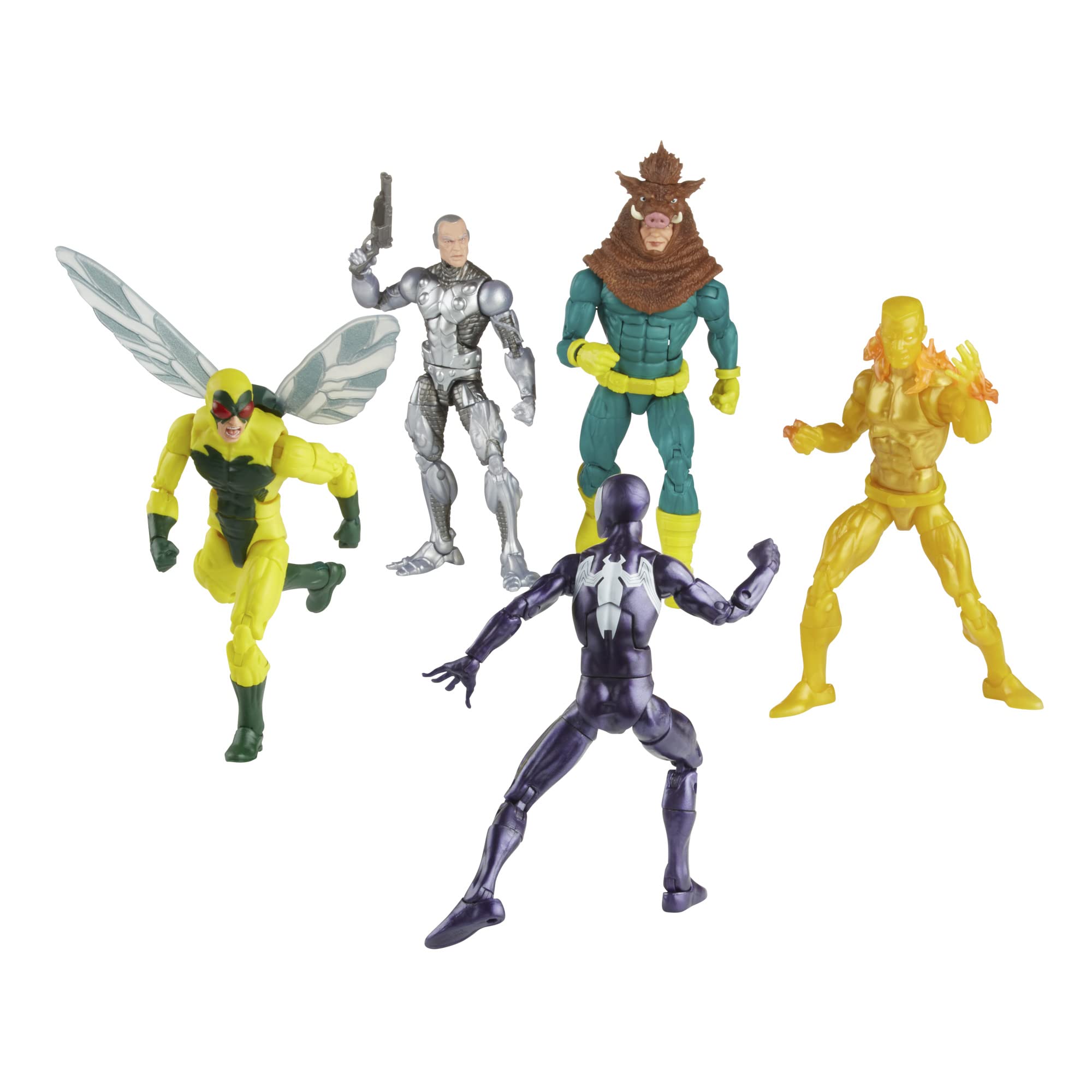 Foto 5 pulgar | Figuras De Acción Marvel Legends Series Spider-man, Paquete De 6 - Venta Internacional.